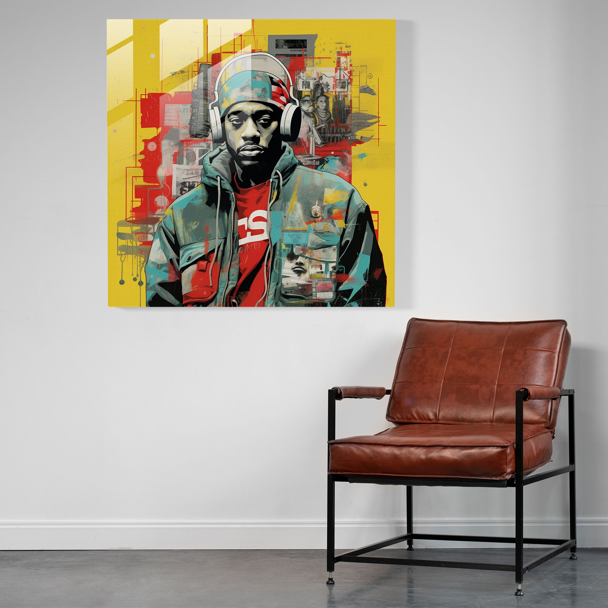 Dope Culture Glass Print - Dope, Wall Decoration, Glass Art, Graffiti Art