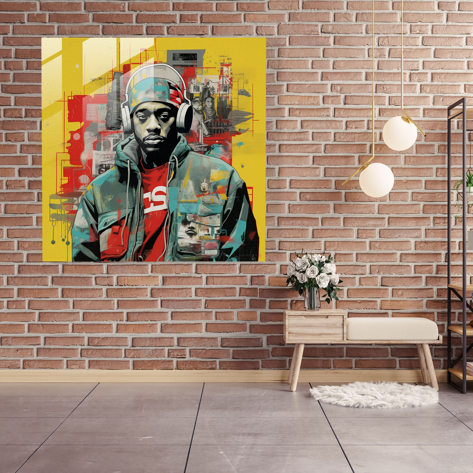 Dope Culture Glass Print - Dope, Wall Decoration, Glass Art, Graffiti Art