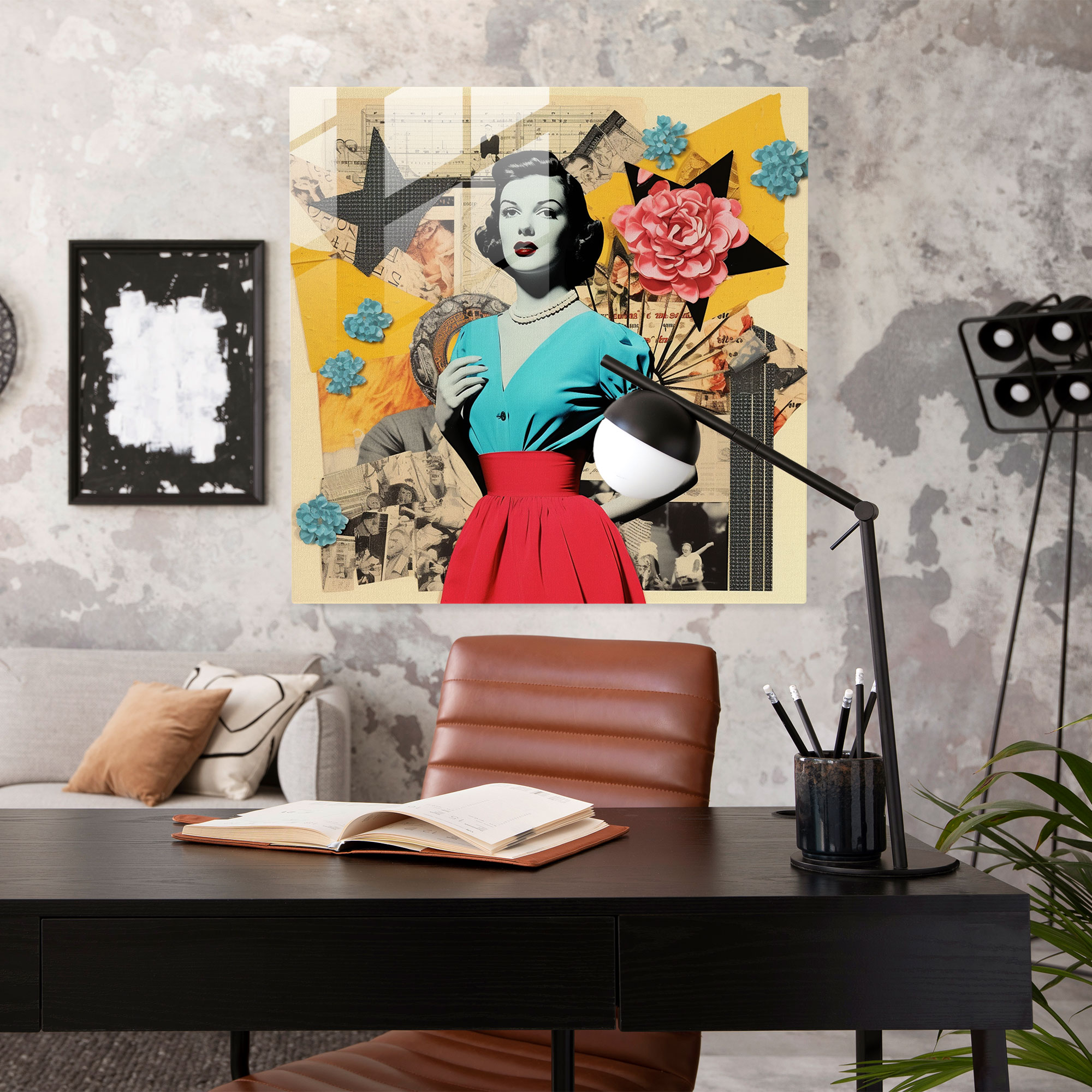 Dope Nostalgia Glass Print - Dope, Glass Wall Art, Glass Art, Retro Charm