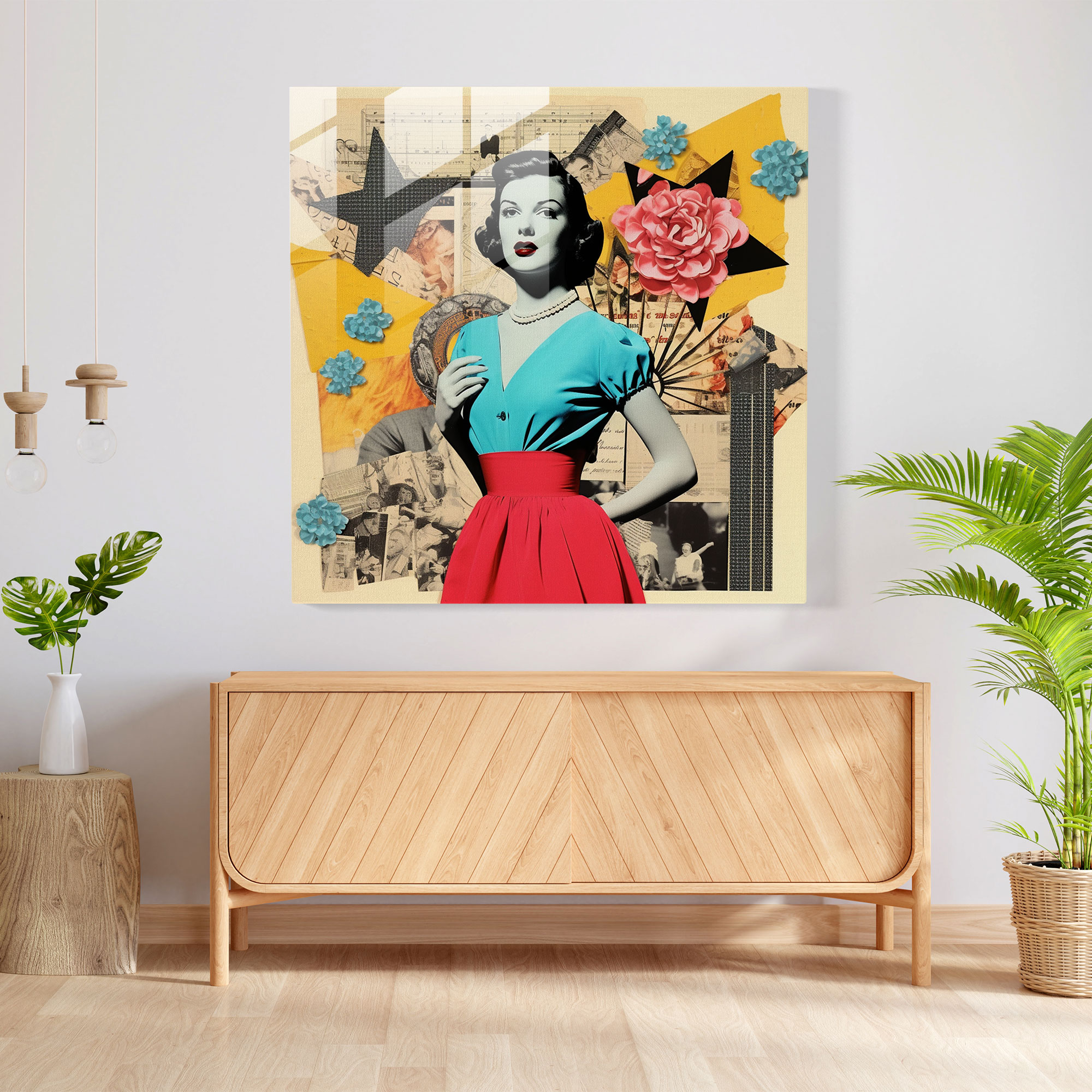 Dope Nostalgia Glass Print - Dope, Glass Wall Art, Glass Art, Retro Charm