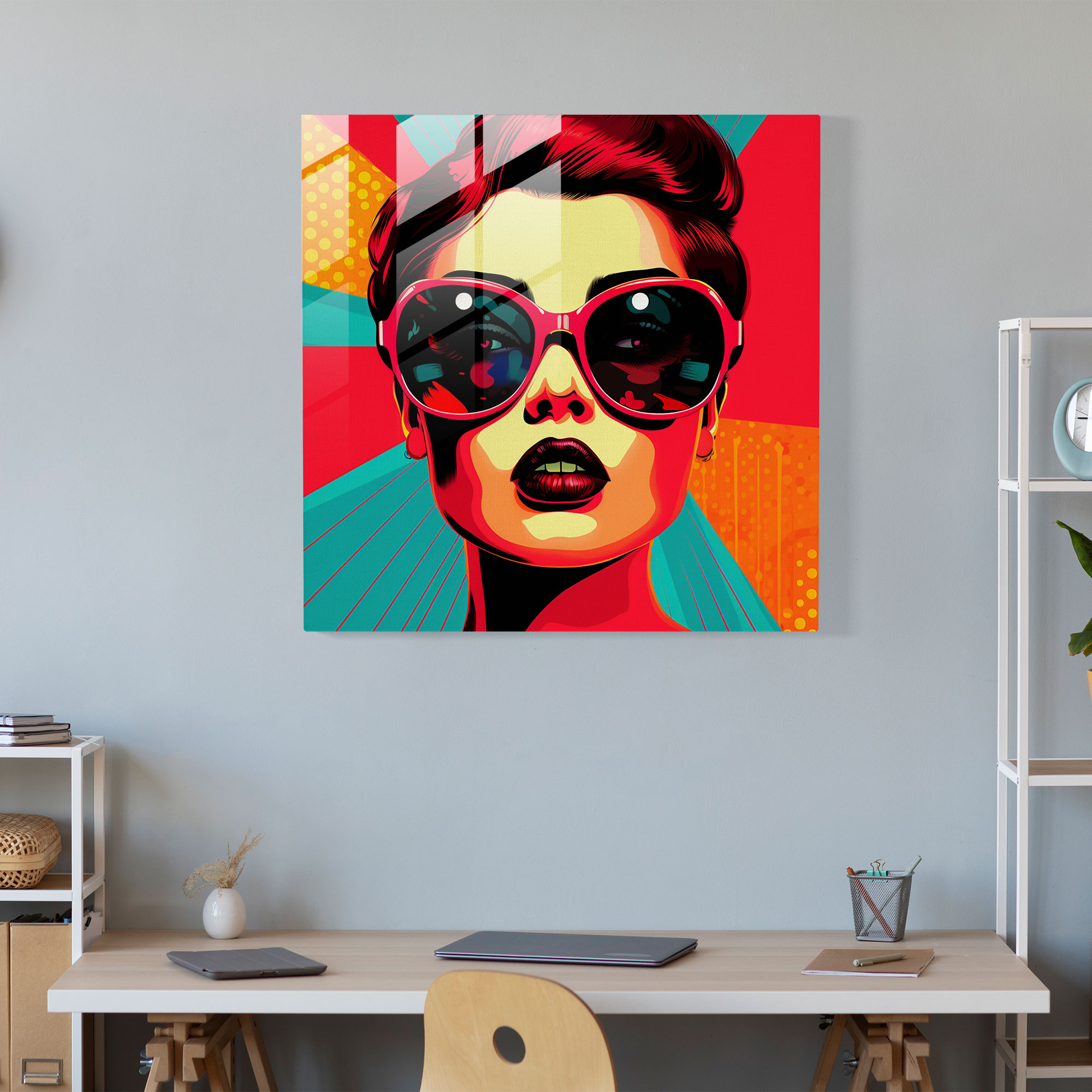 Dope Pop Glass Print - Dope, Glass Wall Art, Dope, Modern Art