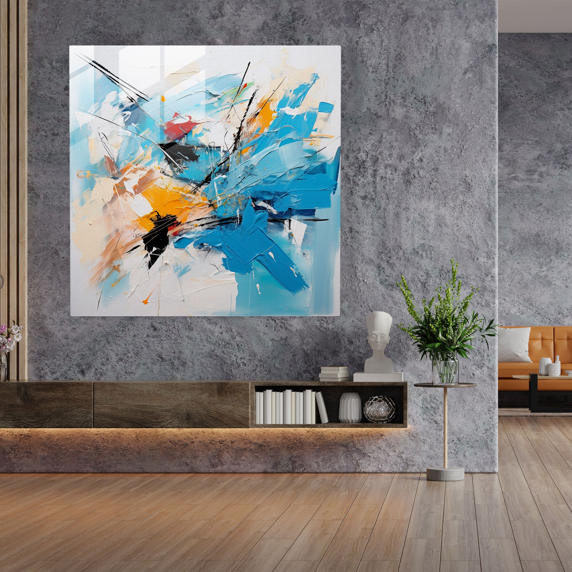 Dope Expression Glass Print - Dope, Home Decoration, Modern Art, Glass Wall Art