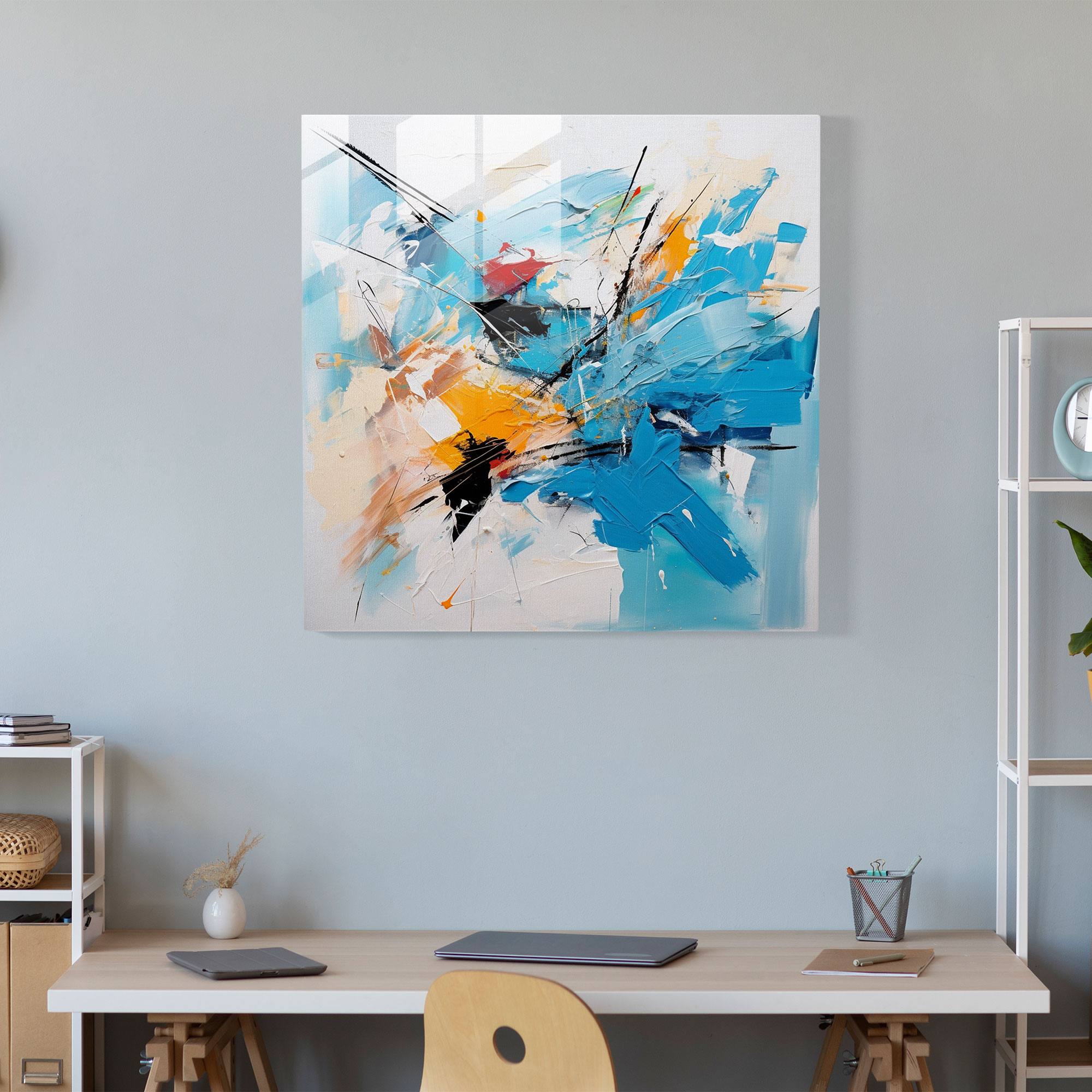 Dope Expression Glass Print - Dope, Home Decoration, Modern Art, Glass Wall Art