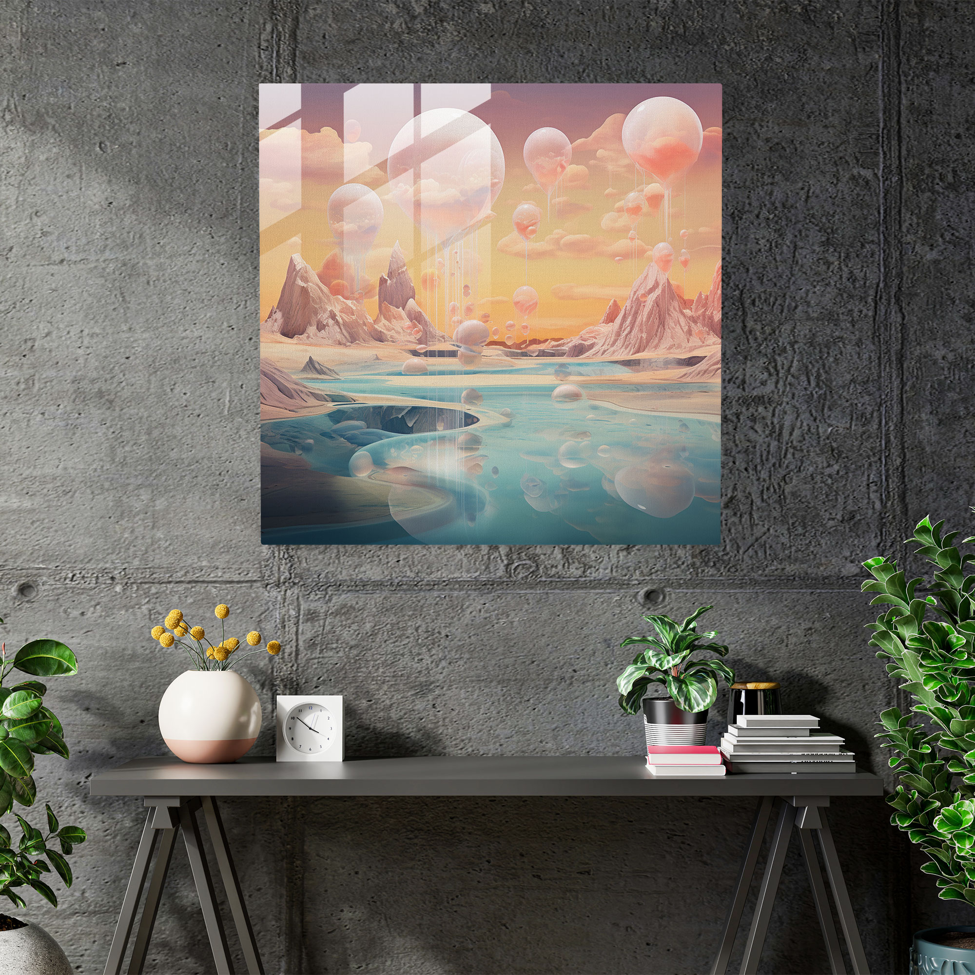 Dope Surreal Glass Print - Dope, Modern Art, Glass Wall Art, Dope