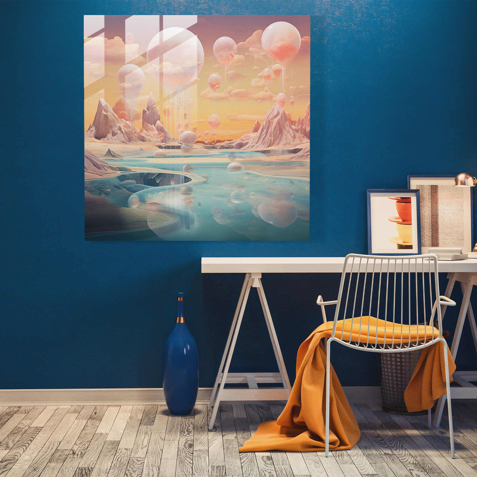 Dope Surreal Glass Print - Dope, Modern Art, Glass Wall Art, Dope