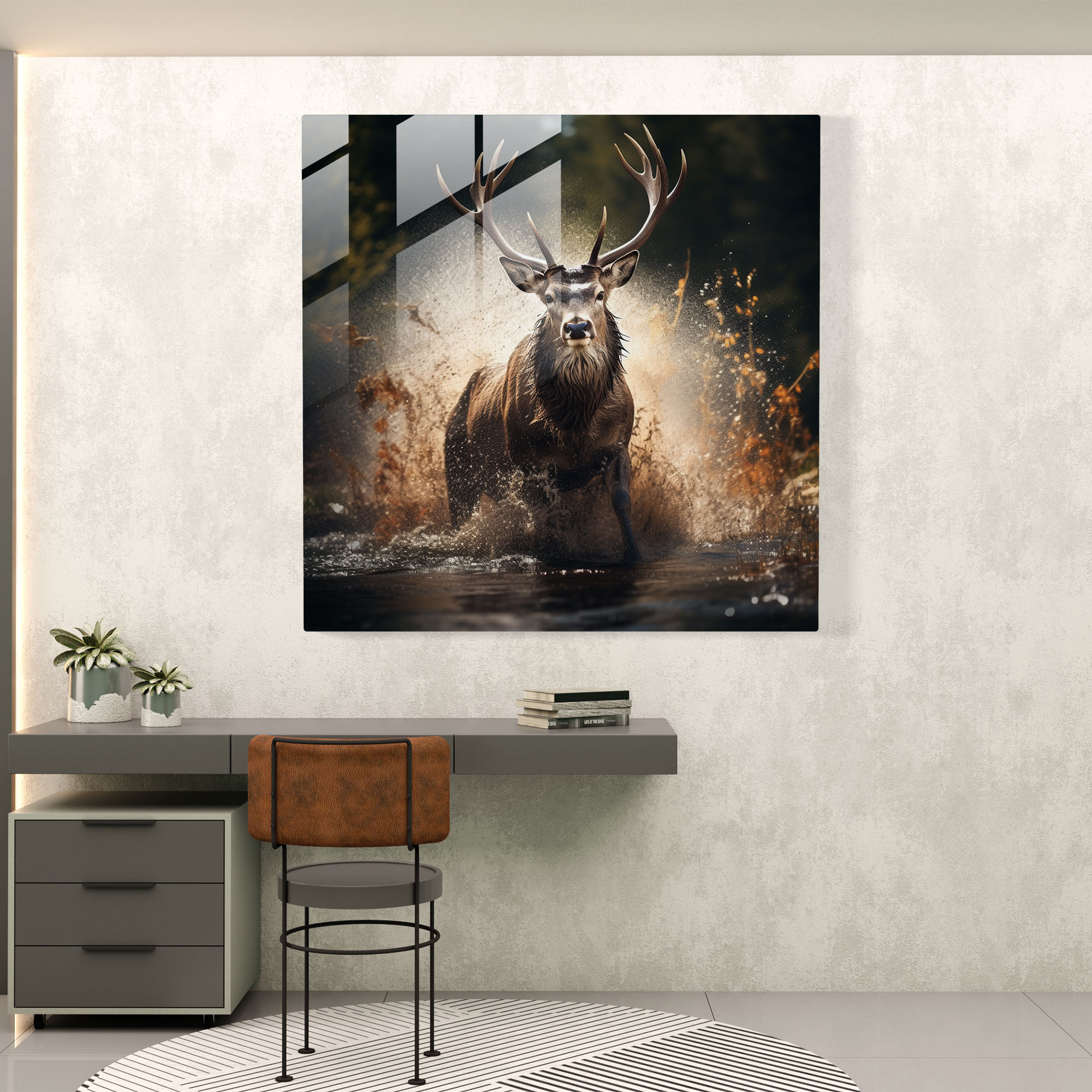 Dope Wildlife Splendor - Majestic Glass Print - Dope, Majestic, Wildlife Photography, Modern Art