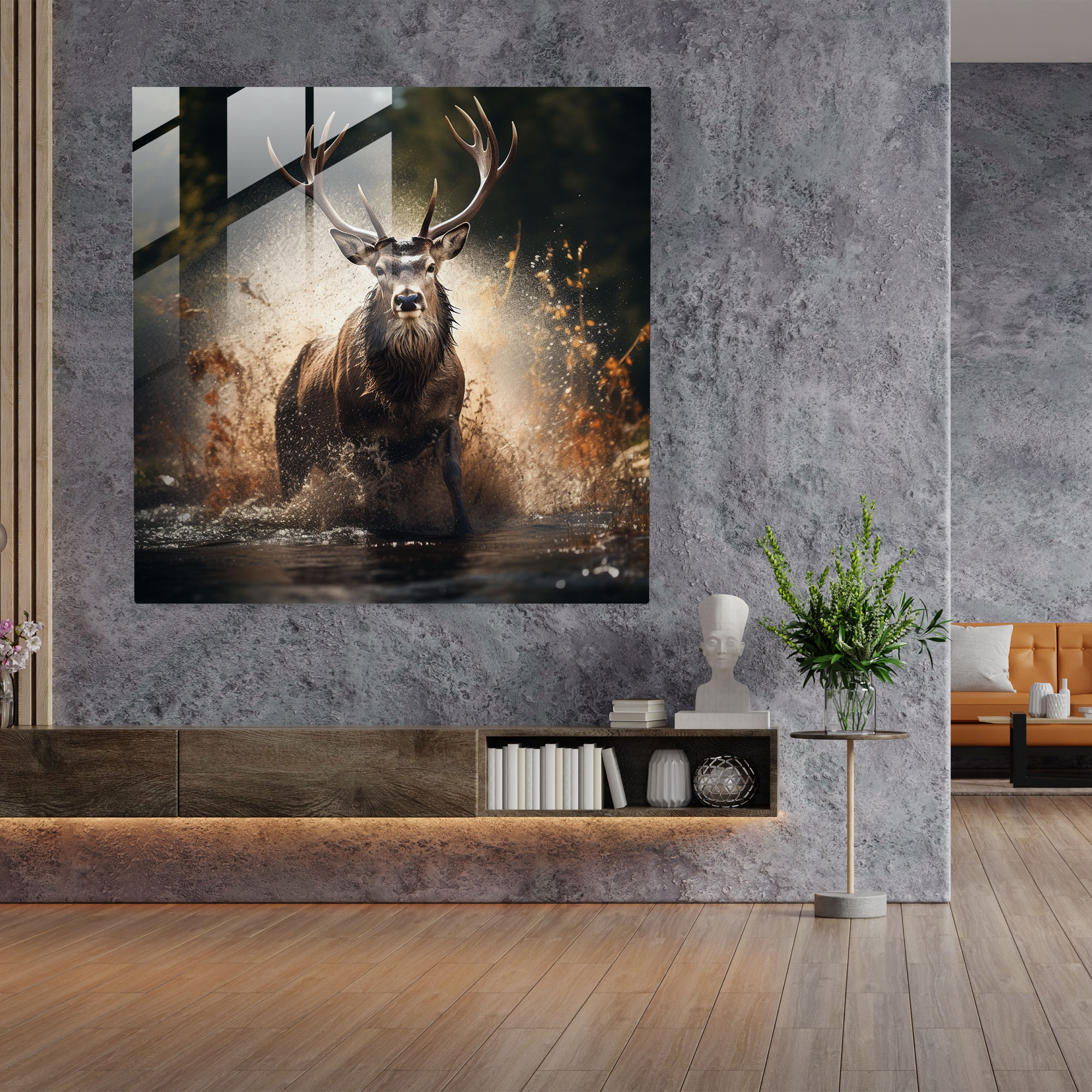 Dope Wildlife Splendor - Majestic Glass Print - Dope, Majestic, Wildlife Photography, Modern Art