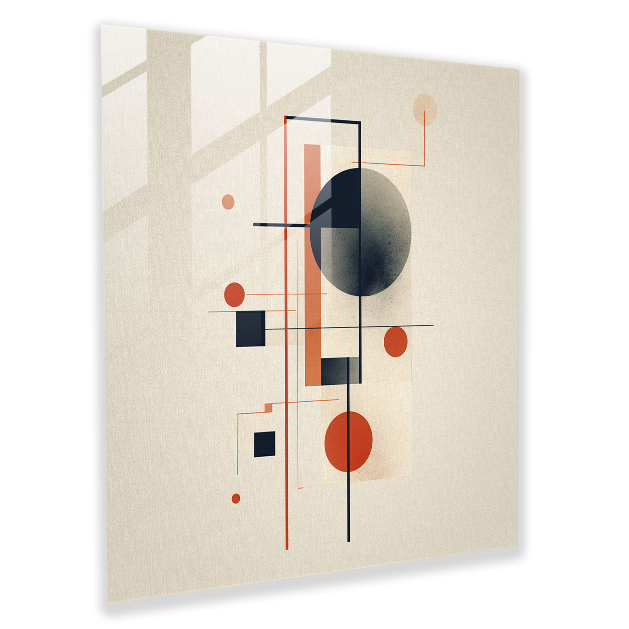 Dope Minimalist Geometric Glass Print - Dope, Geometric, Minimalist, Elegance