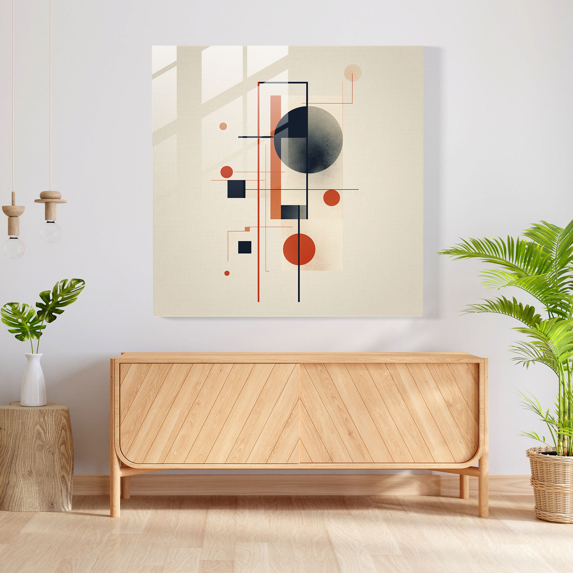 Dope Minimalist Geometric Glass Print - Dope, Geometric, Minimalist, Elegance