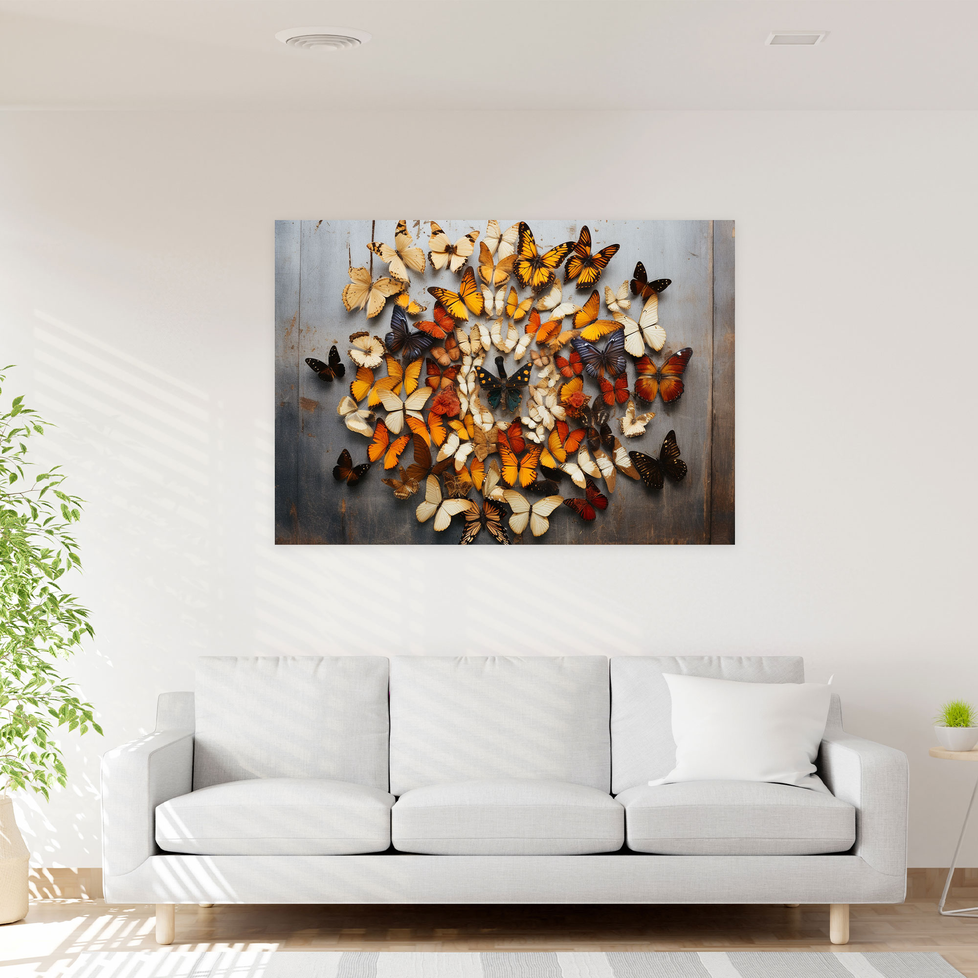 Dried Butterflies Photorealistic Collection Canvas Print - Dried Butterflies, Dried Butterflies Photorealistic Collection, Canvas, Wall Decoration