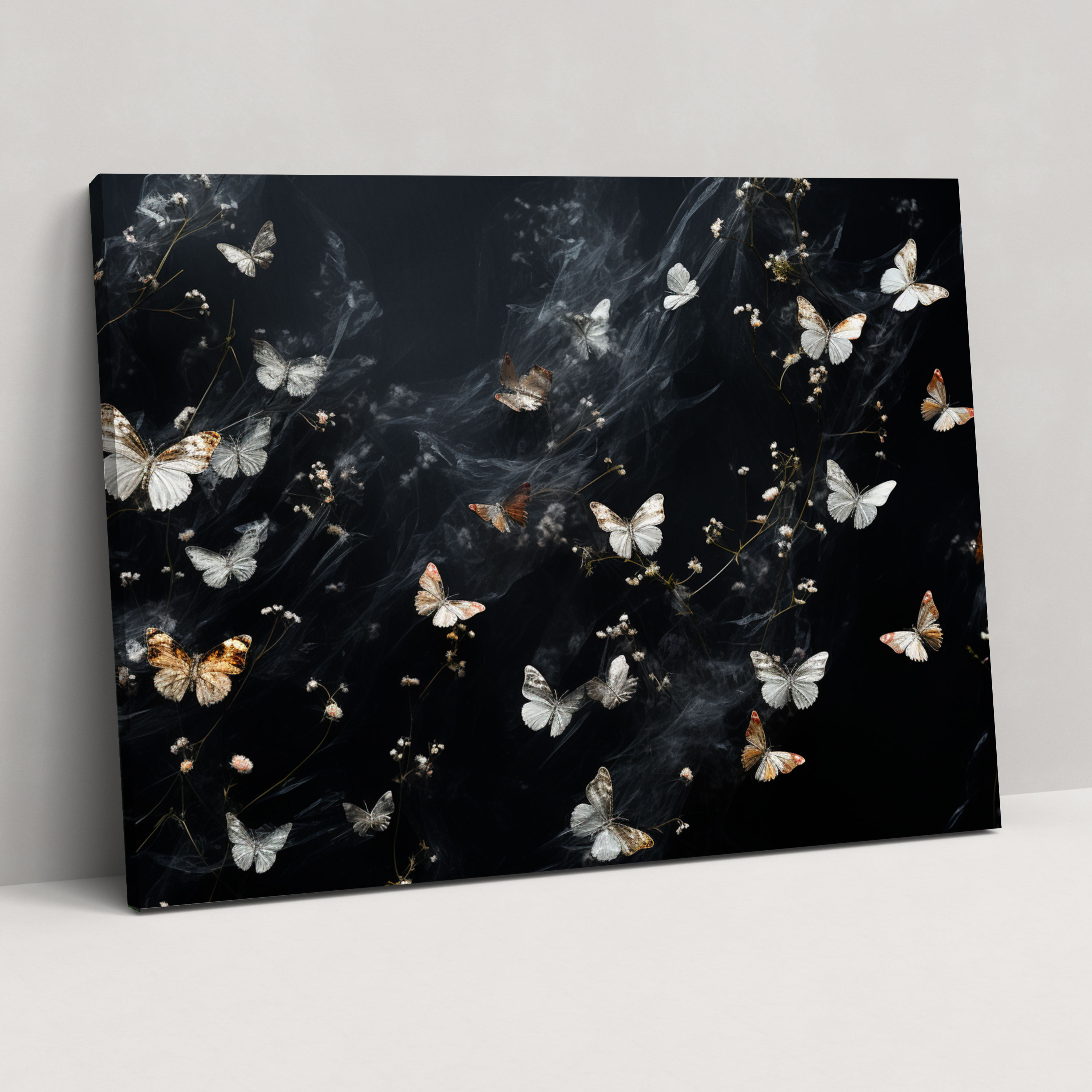 Dried Butterflies Photorealistic Collection Wall Decoration - Dried Butterflies, Wall Art, Home Decoration, Dried Butterflies Photorealistic Collection