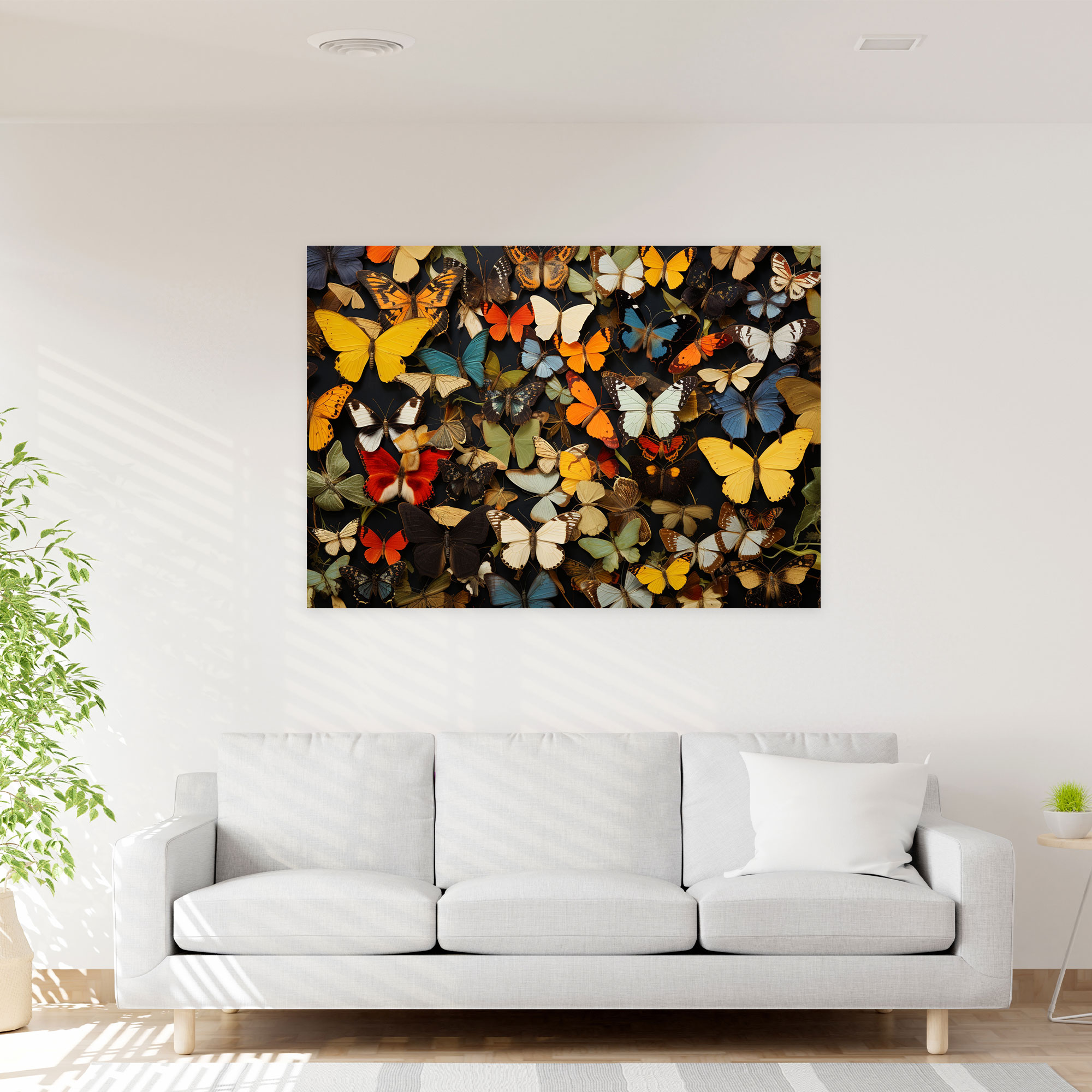 Dried Butterflies Photorealistic Collection Canvas Print - Dried Butterflies, Canvas, Canvas Print, Wall Decoration