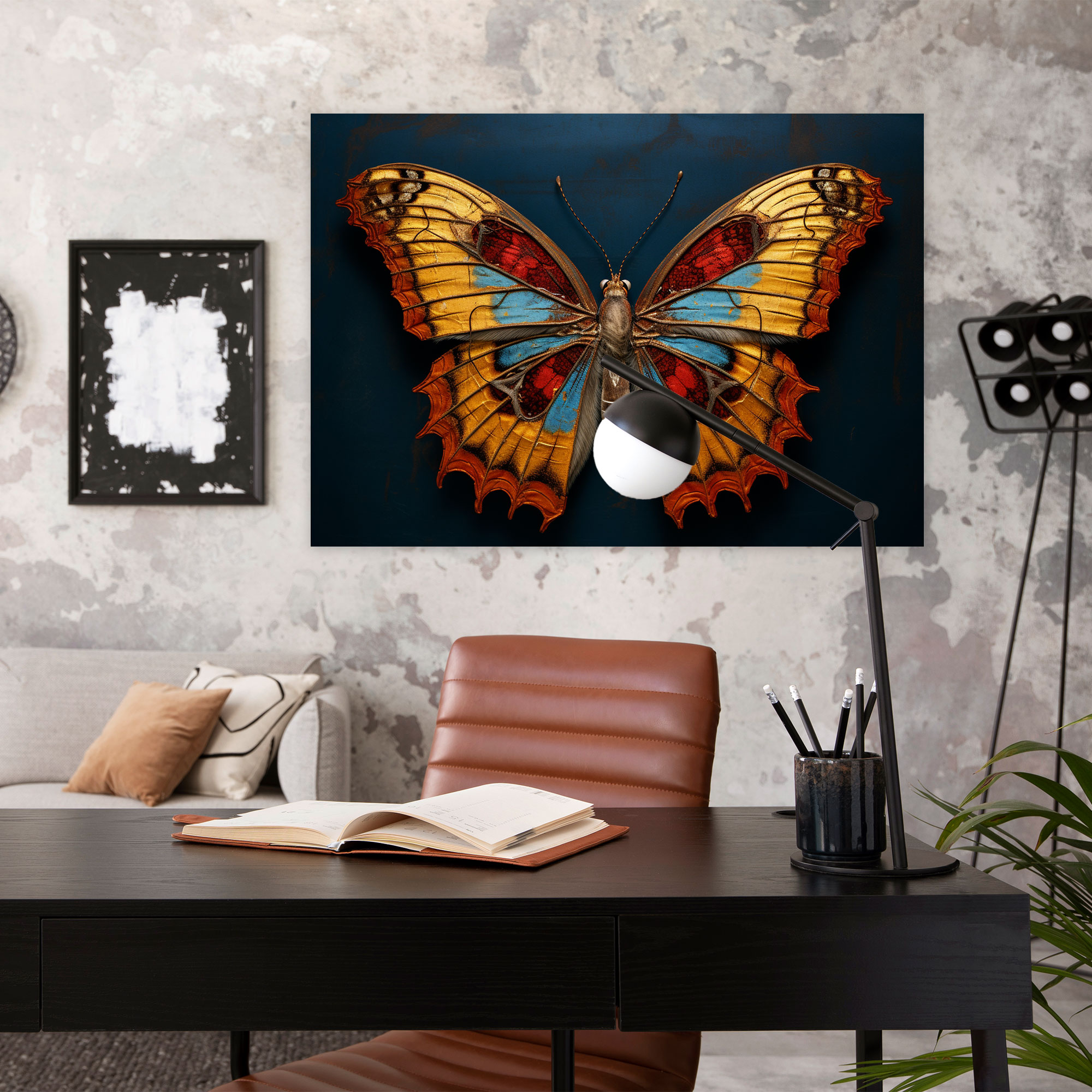 Dried Butterfly Photorealistic Collection Wall Art - Dried Butterflies, Dried Butterflies Photorealistic Collection, Wall Decoration, Wall Art
