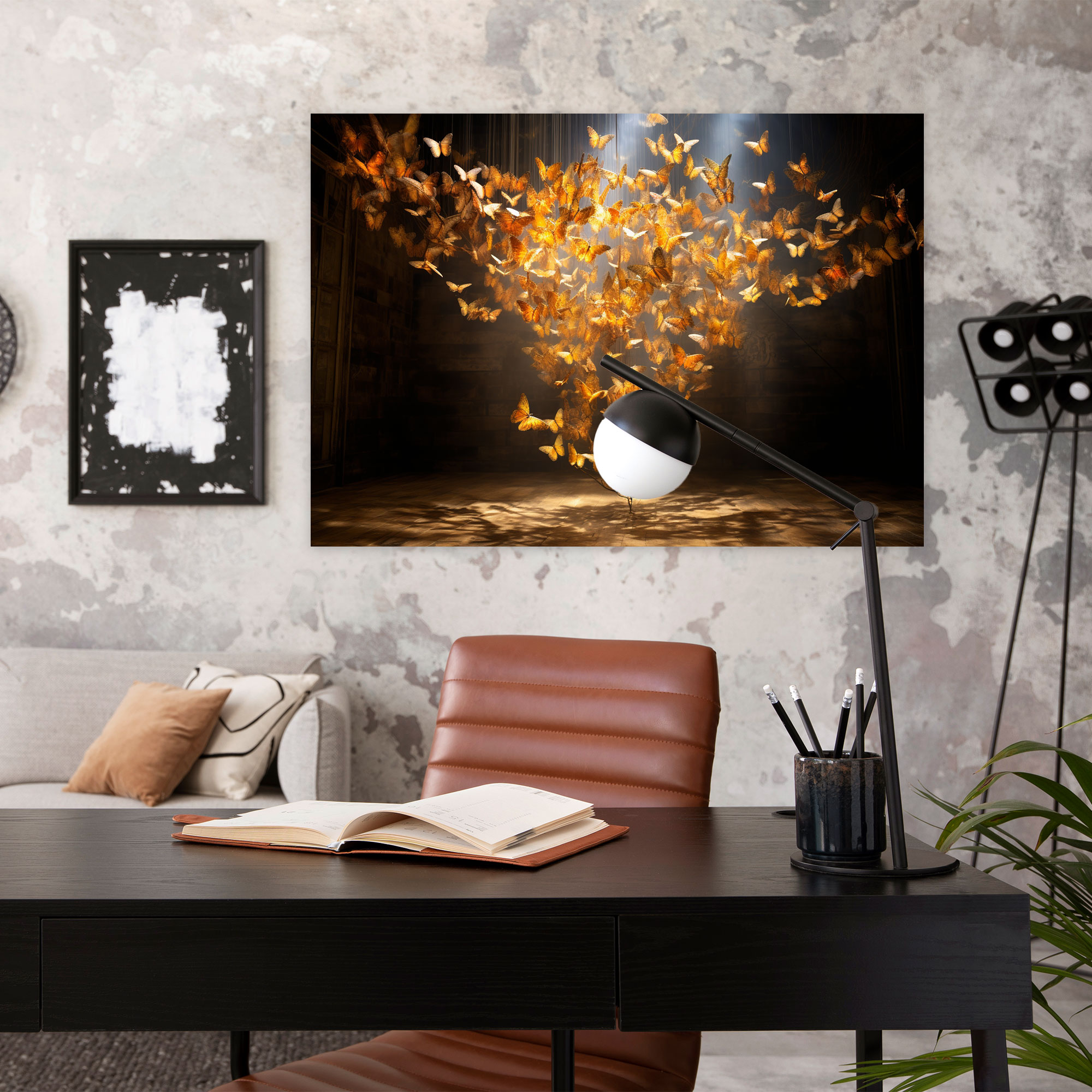 Dried Butterflies Photorealistic Collection Wall Decoration - Dried Butterflies, Dried Butterflies Photorealistic Collection, Home Decoration, Canvas Wall Art