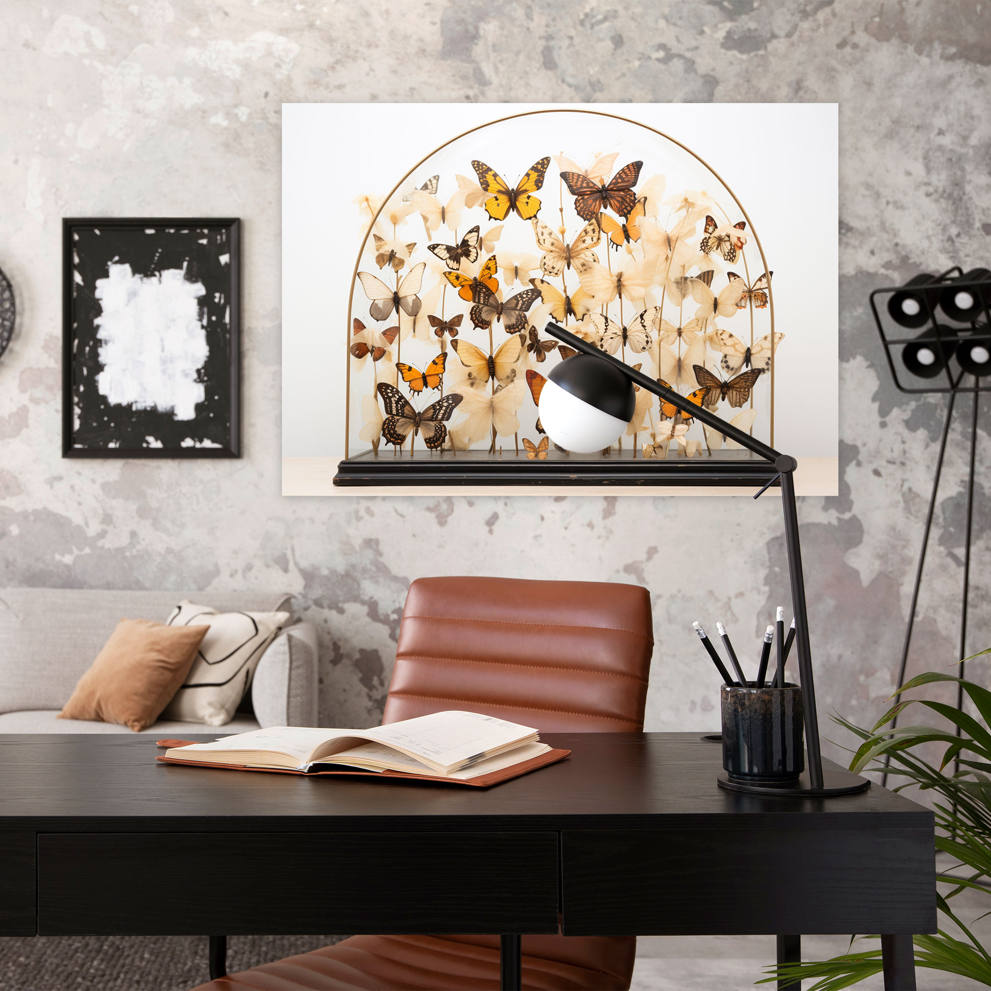 Dried Butterflies Photorealistic Collection Canvas Wall Art - Dried Butterflies, Dried Butterflies Photorealistic Collection, Canvas Wall Art, Canvas