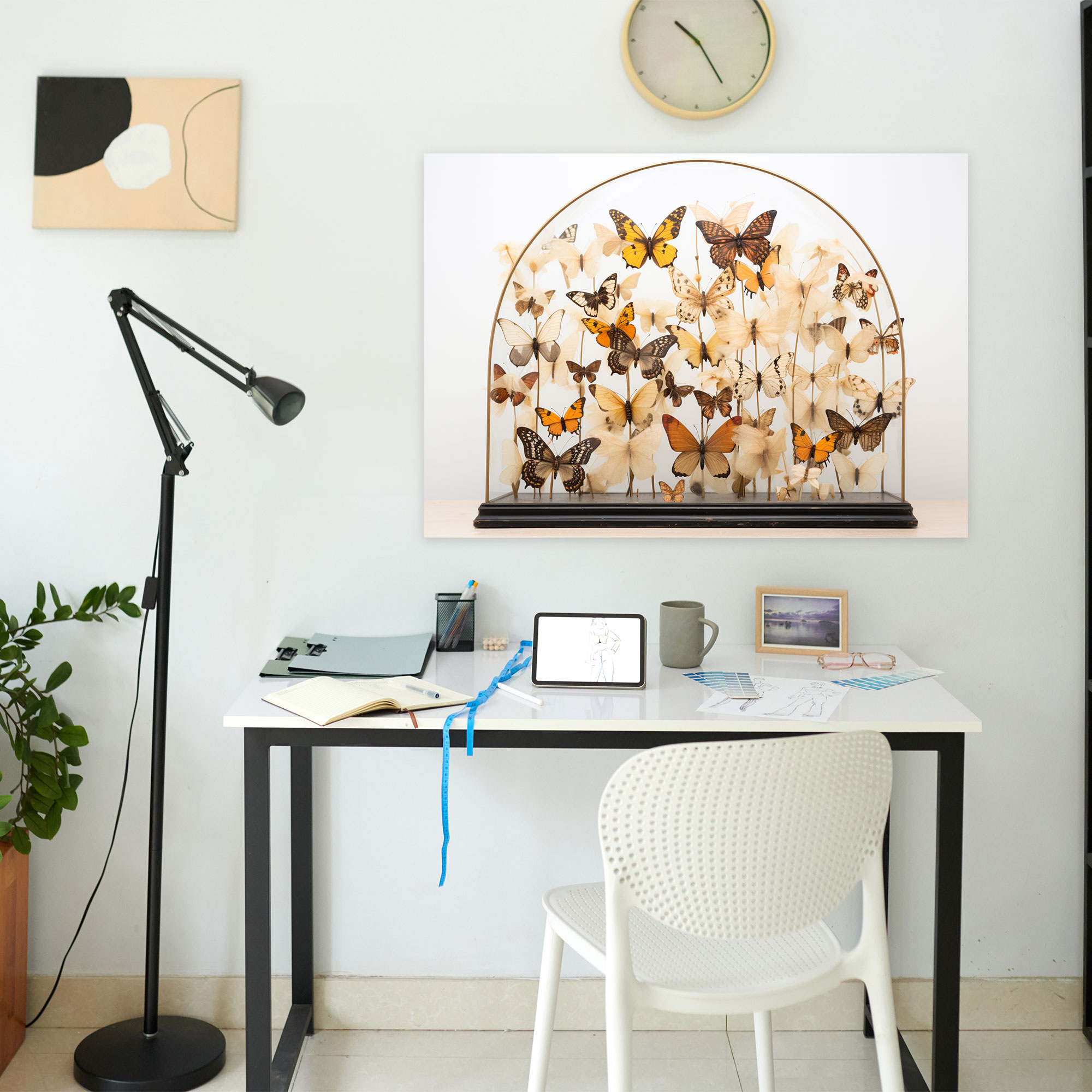 Dried Butterflies Photorealistic Collection Canvas Wall Art - Dried Butterflies, Dried Butterflies Photorealistic Collection, Canvas Wall Art, Canvas
