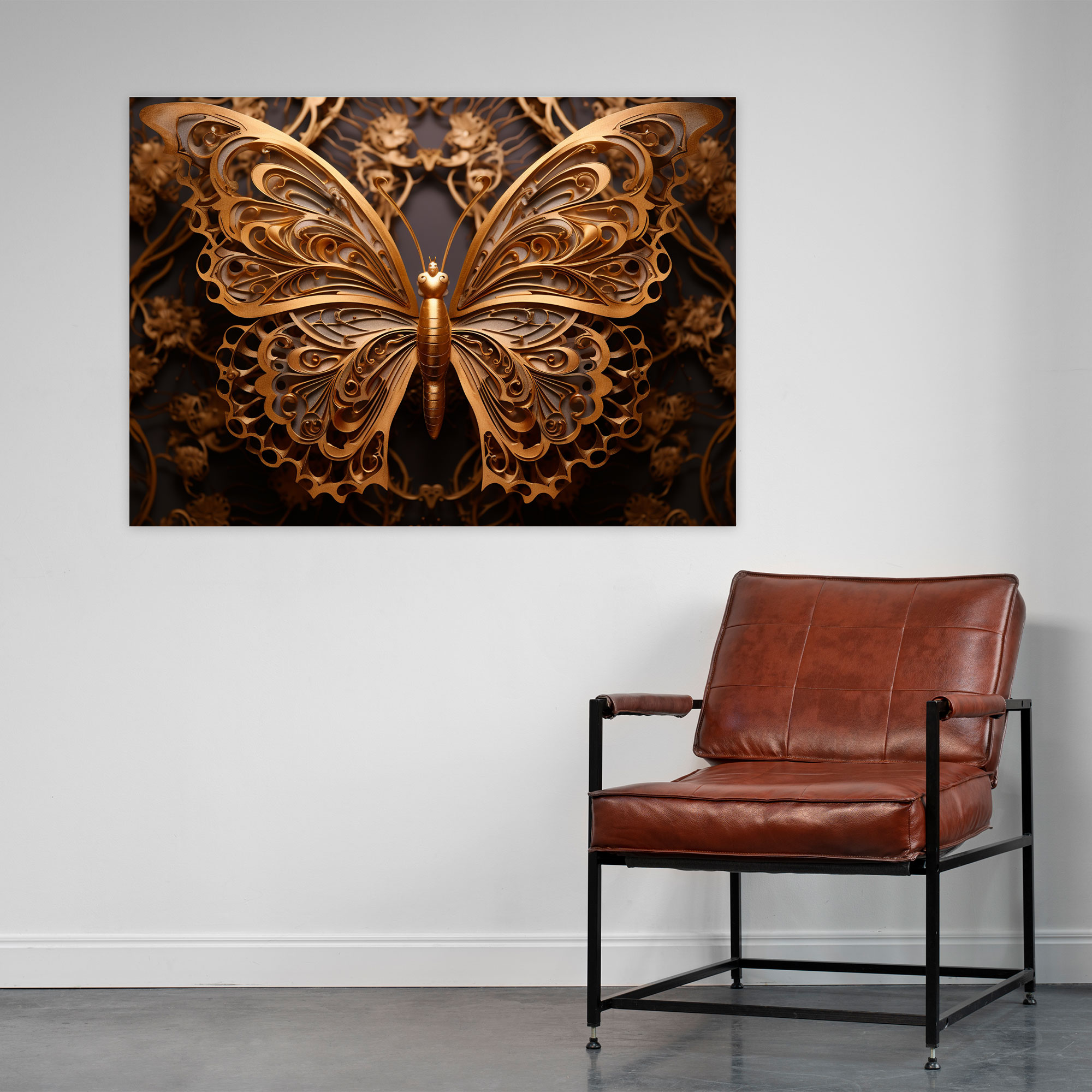 Dried Butterfly Photorealistic Collection Wall Art - Dried Butterflies, Canvas, Wall Art, Wall Decoration