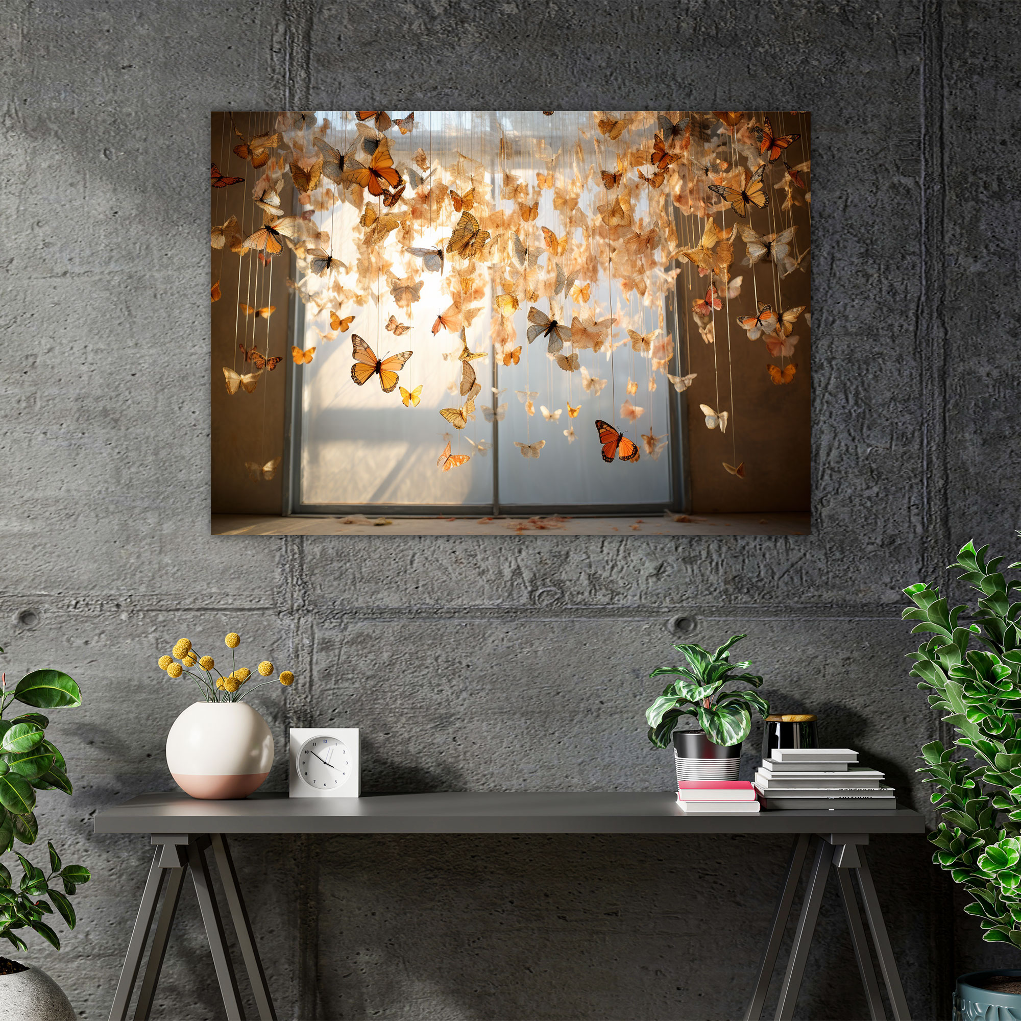 Dried Butterflies Photorealistic Collection Wall Art - Dried Butterflies, Dried Butterflies Photorealistic Collection, Wall Decoration, Canvas Wall Art
