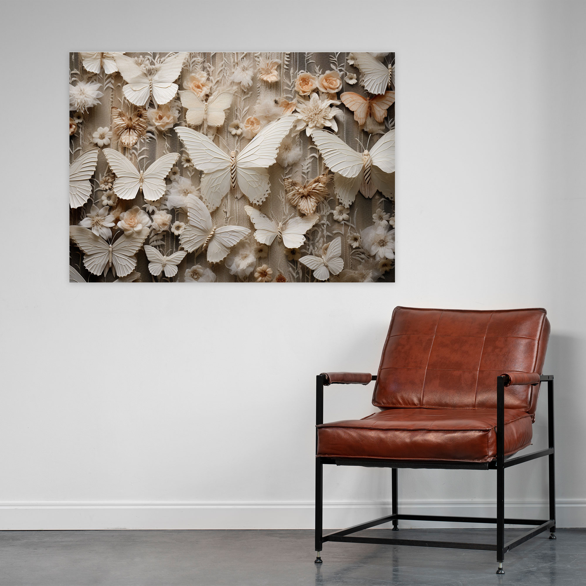 Dried Butterflies Photorealistic Collection Canvas Print - Dried Butterflies, Wall Decoration, Canvas Print, Canvas