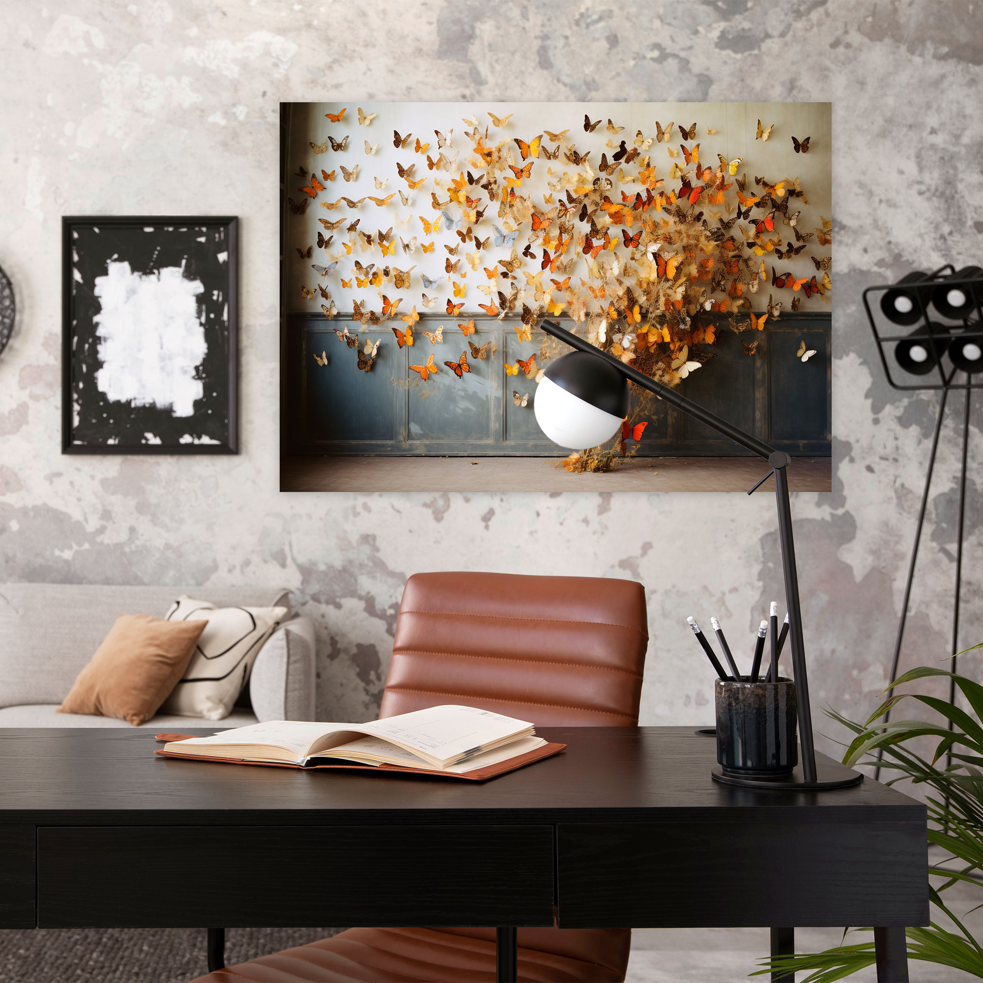 Dried Butterflies Photorealistic Collection Canvas Print - Dried Butterflies, Home Decoration, Dried Butterflies Photorealistic Collection, Canvas
