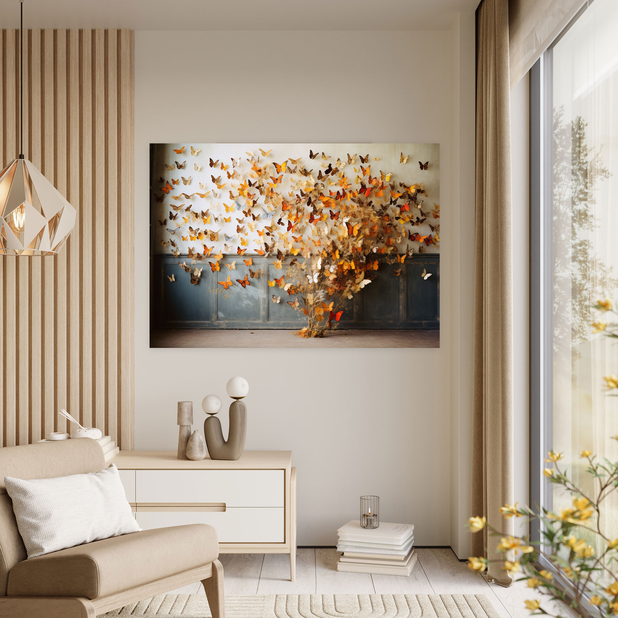 Dried Butterflies Photorealistic Collection Canvas Print - Dried Butterflies, Home Decoration, Dried Butterflies Photorealistic Collection, Canvas