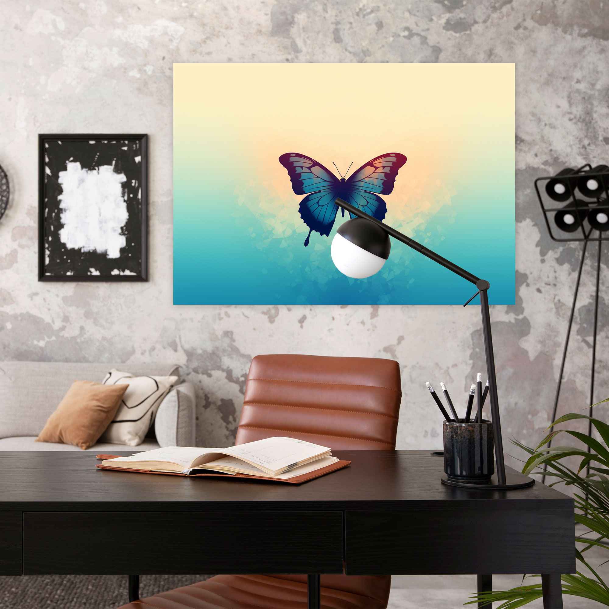 Minimalist Butterflies Wall Art - Dried Butterflies, Sophistication, Simplicity, Silhouette