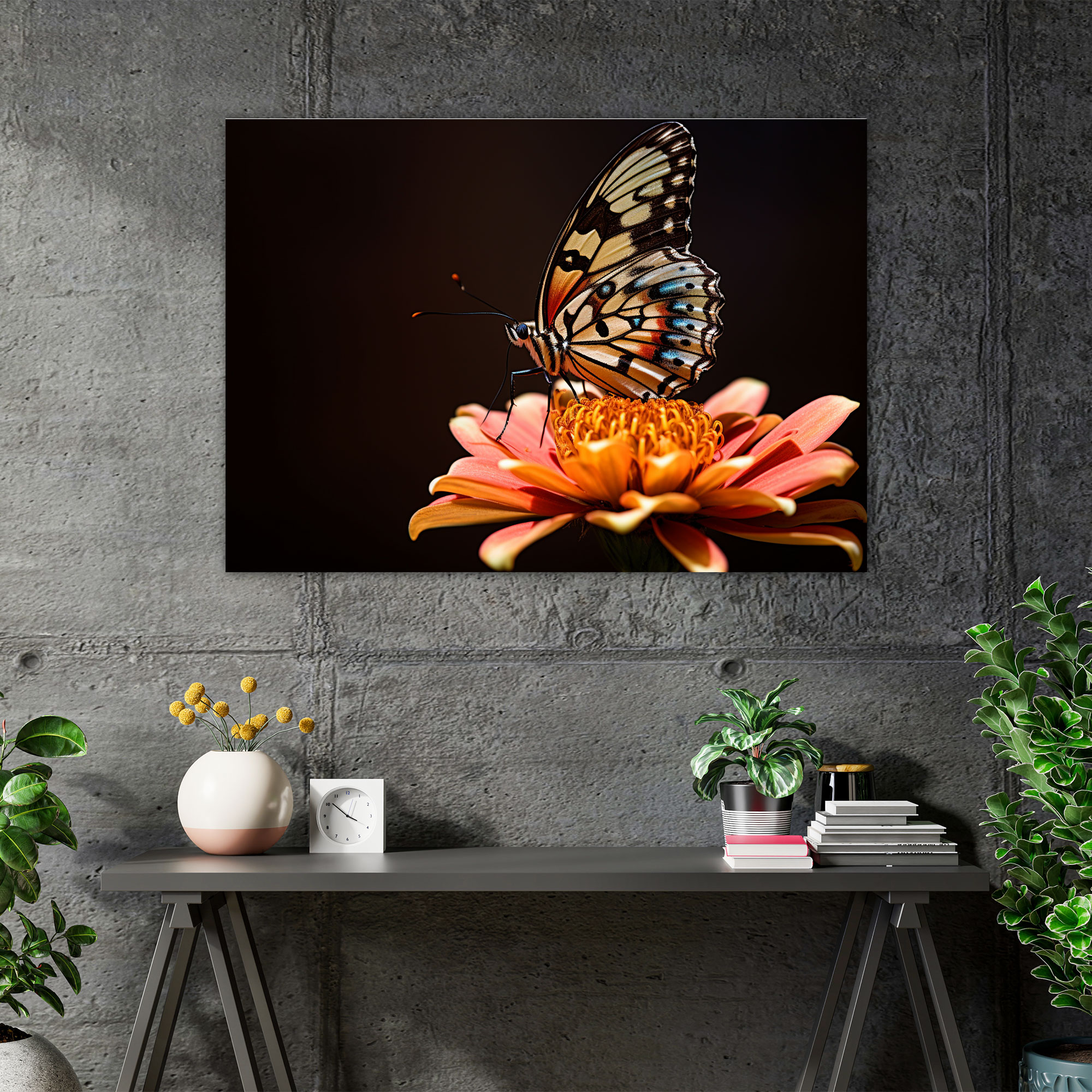 Butterflies Fine Art Canvas Print - Dried Butterflies, Fine Art Photography, Canvas, Close-Up