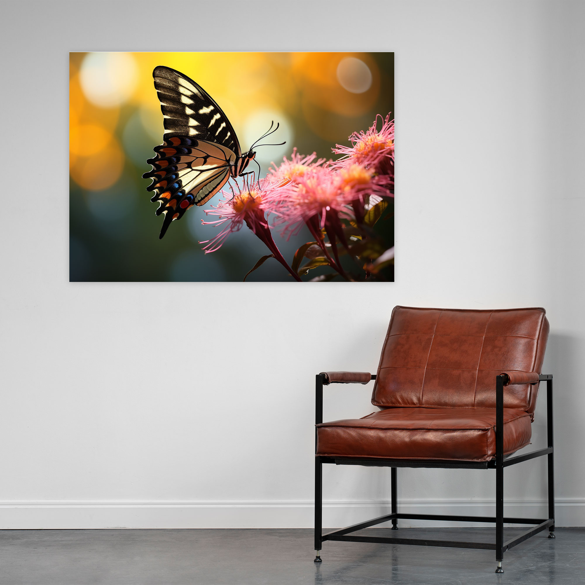 Butterflies Realistic Canvas Print - Dried Butterflies, Canvas Print, Wall Decoration, Realistic Photography