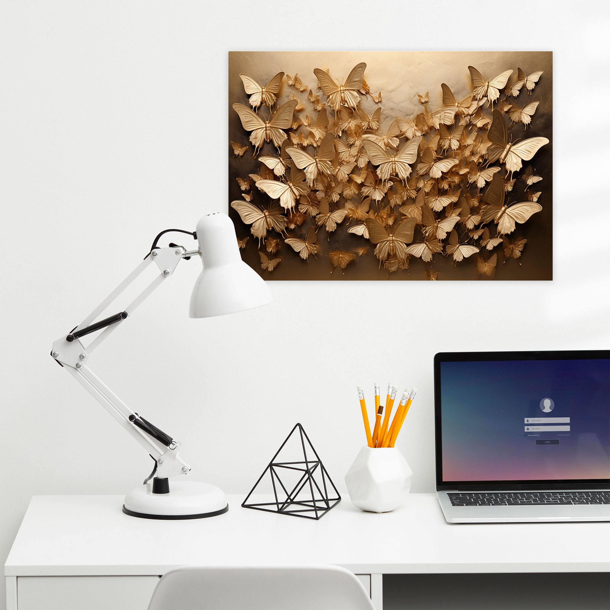 Dried Butterflies Photorealistic Collection Canvas Print - Dried Butterflies, Nature, Canvas, Canvas Print