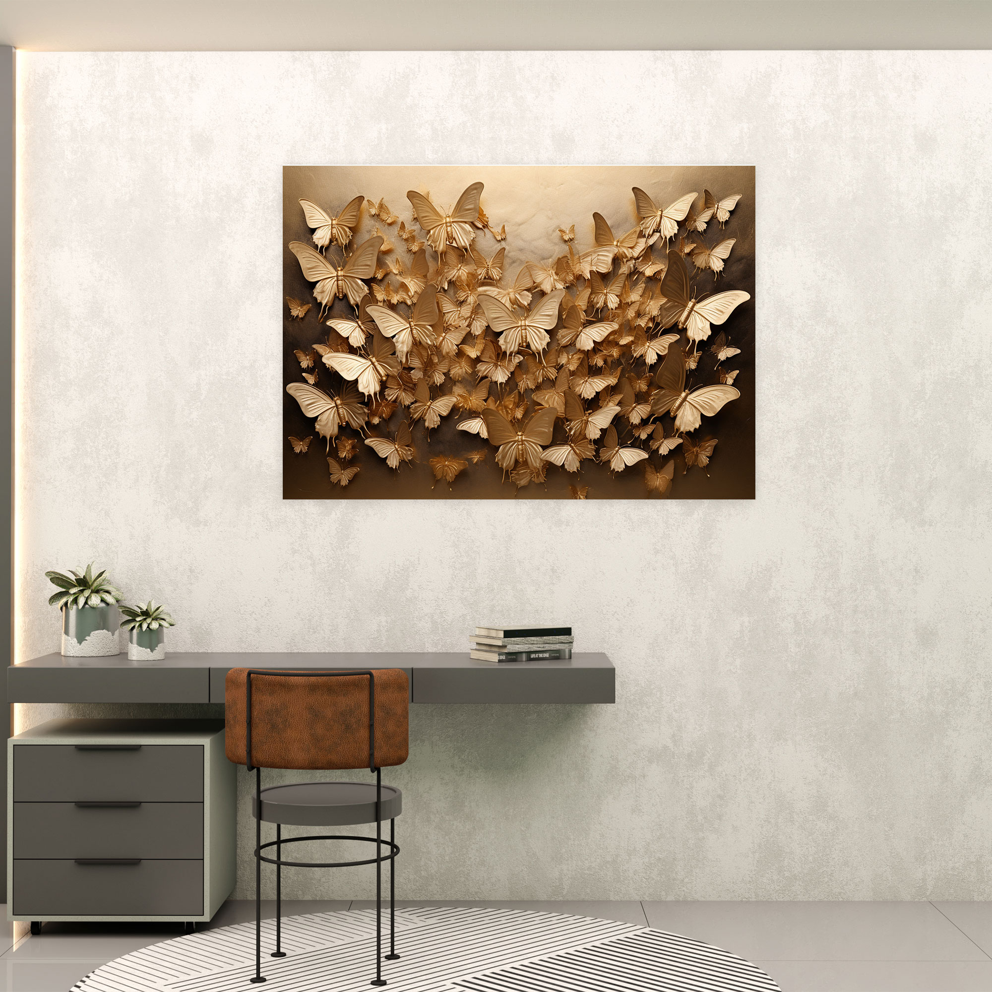 Dried Butterflies Photorealistic Collection Canvas Print - Dried Butterflies, Nature, Canvas, Canvas Print