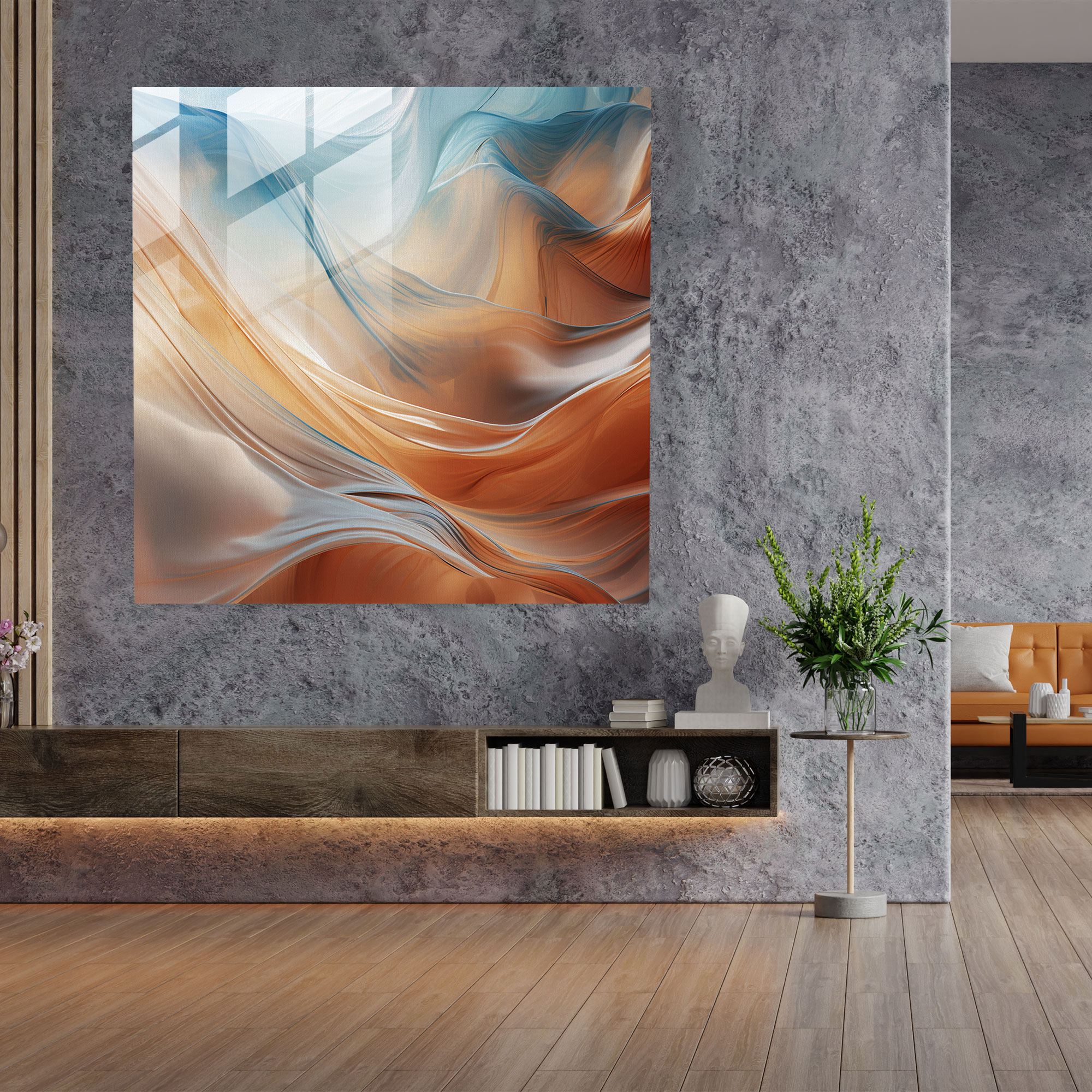 Desert Mirage Glass Print - Desert, Glass Print, Glass Art, Mystery