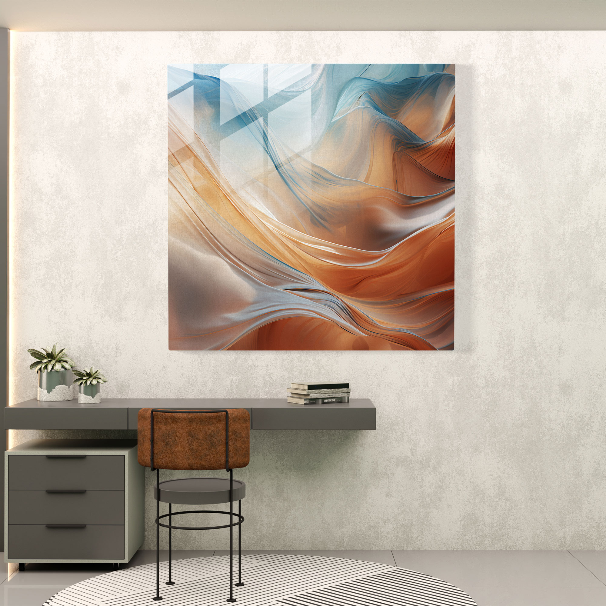 Desert Mirage Glass Print - Desert, Glass Print, Glass Art, Mystery