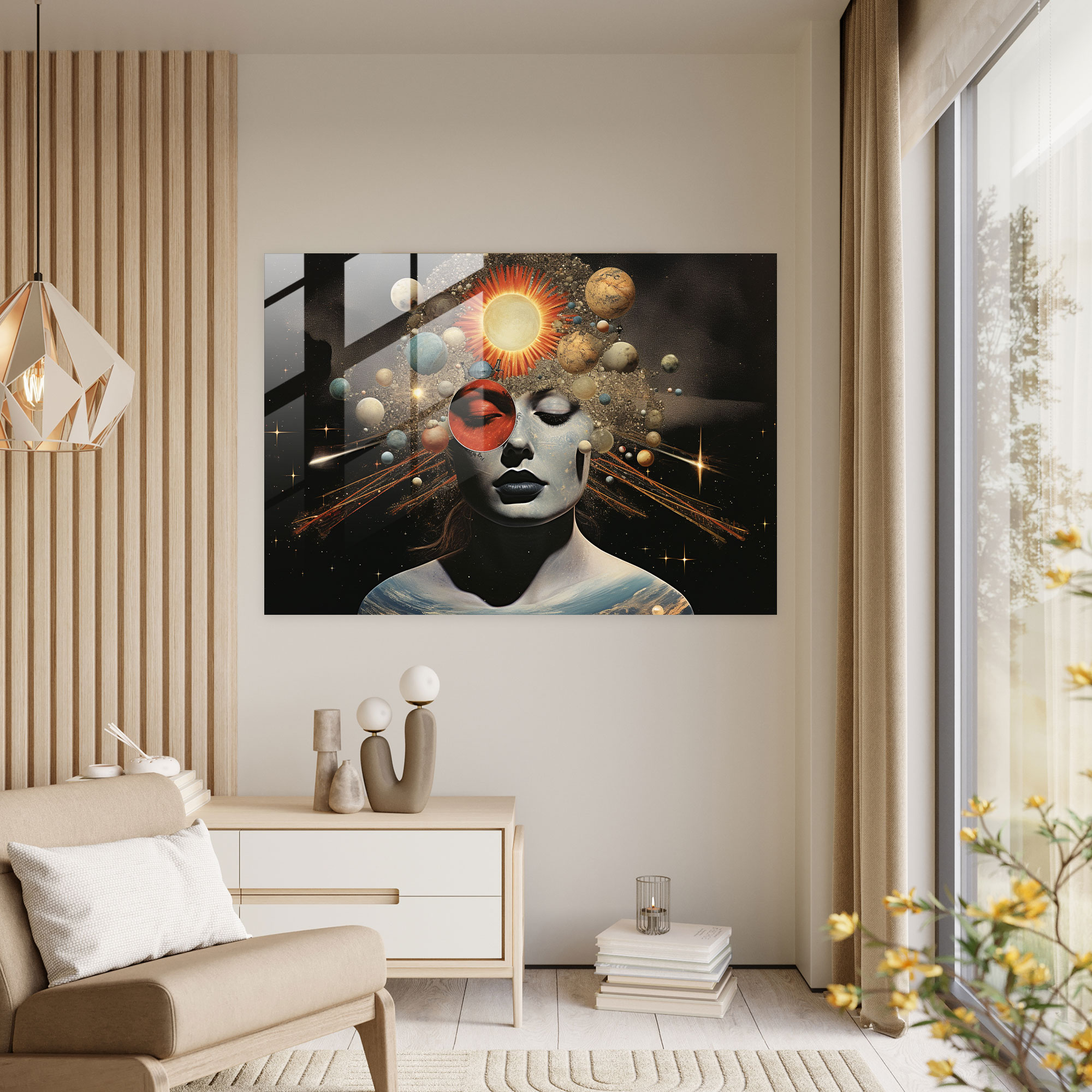 Earth Home Decoration - Earth, Glass Print, Visually Striking, Glass Wall Art
