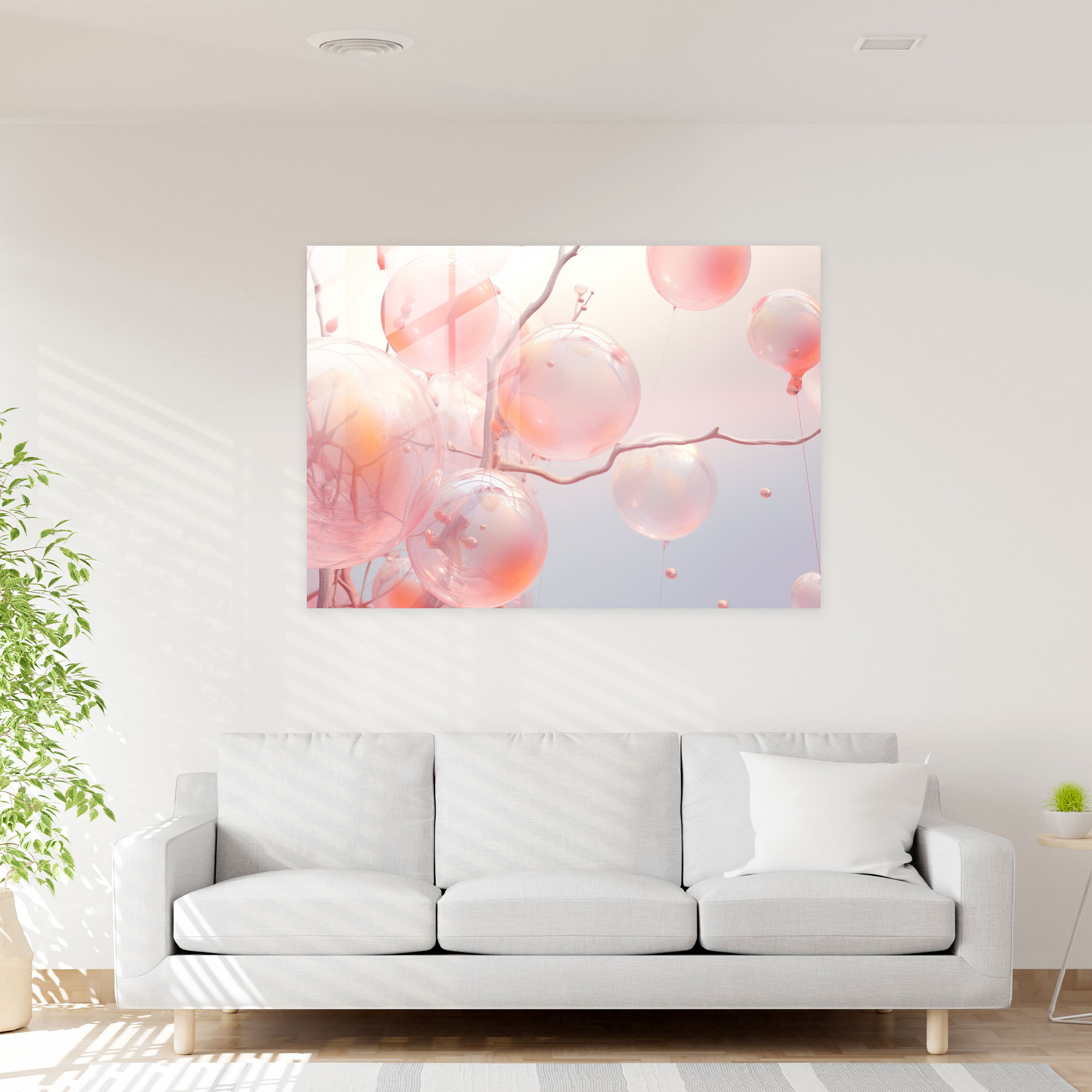 Ethereal Glass Wall Art Of World - Earth, Modern Art, Home Decoration, Glass Art