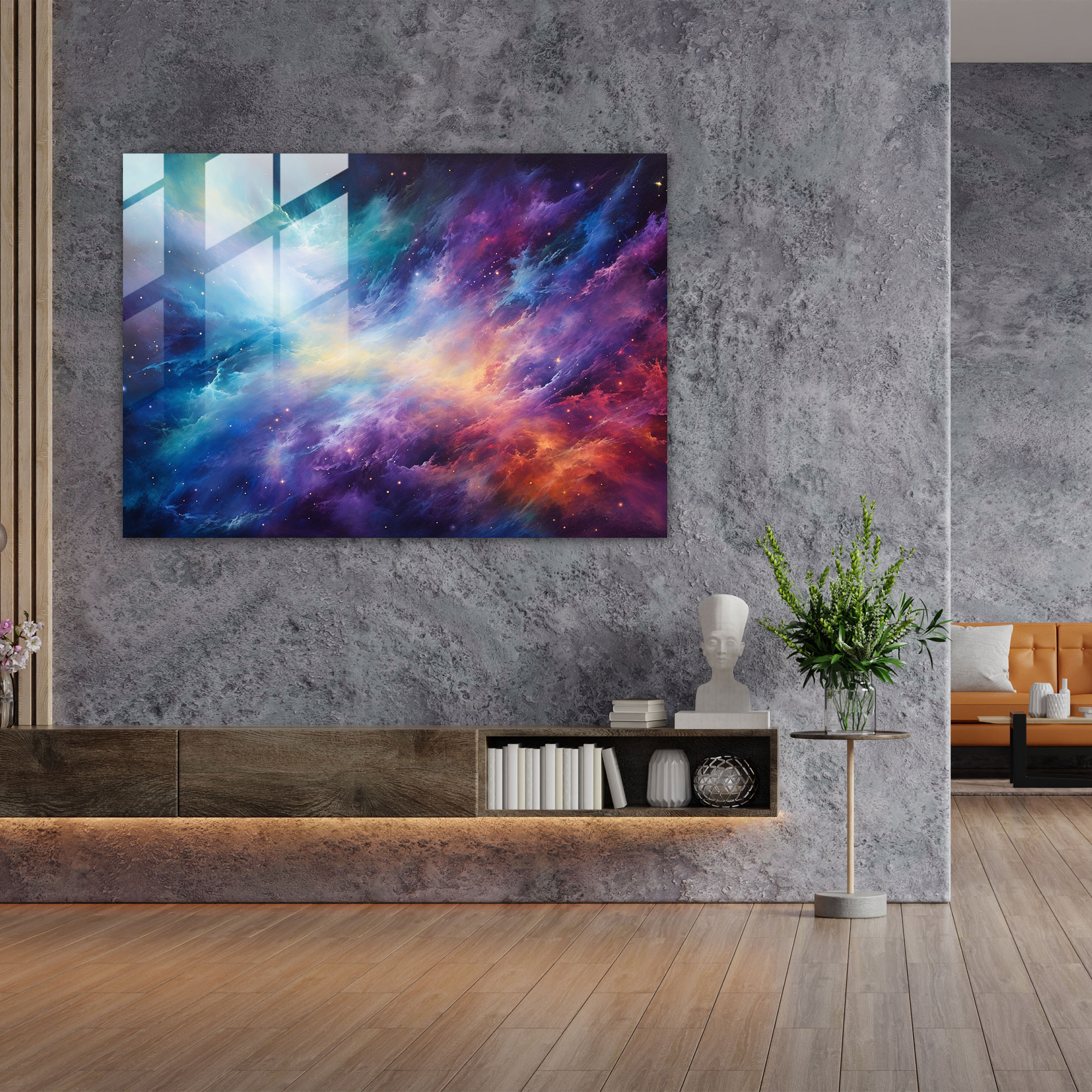 Canlı Galaksi Cam Sanatı - Dünya Galaksi Cam Sanatı Modern Sanat
