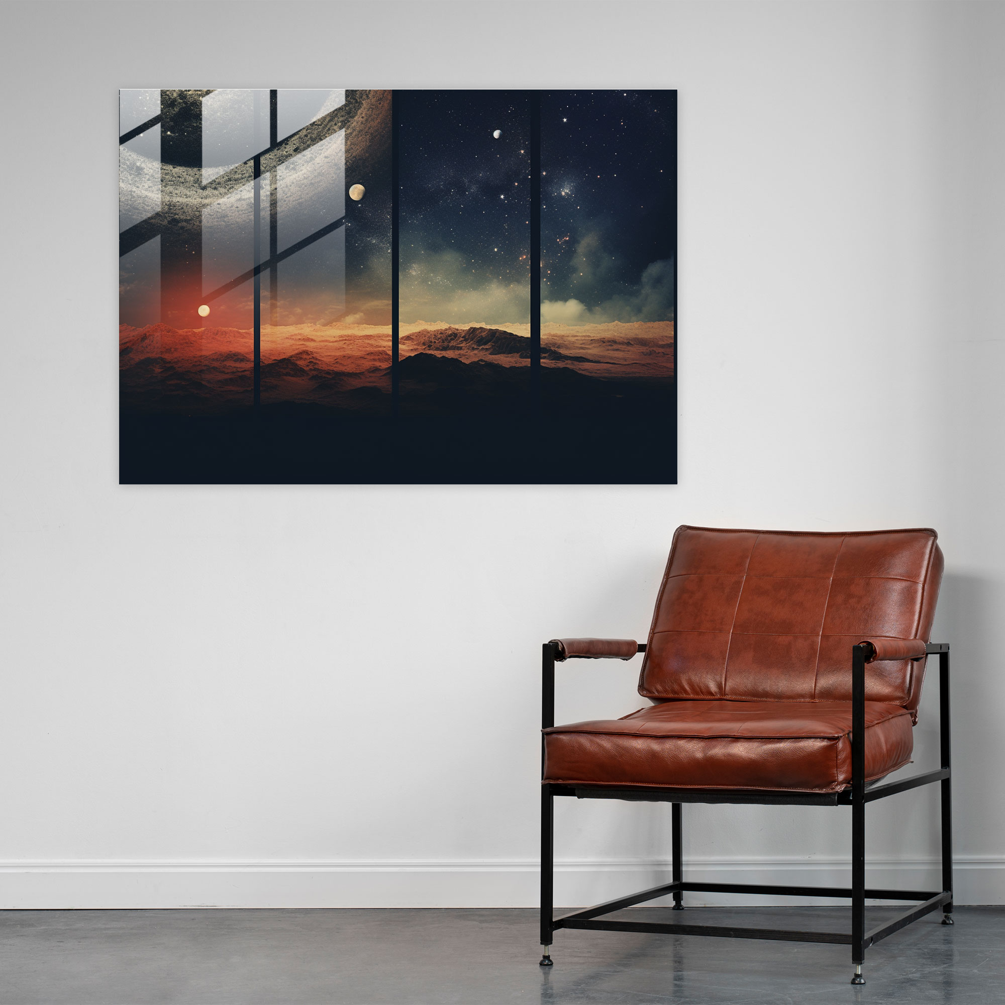 Celestial Galaxy Glass Wall Art - Earth, Distant Galaxies, Celestial Photographs, Glass Art