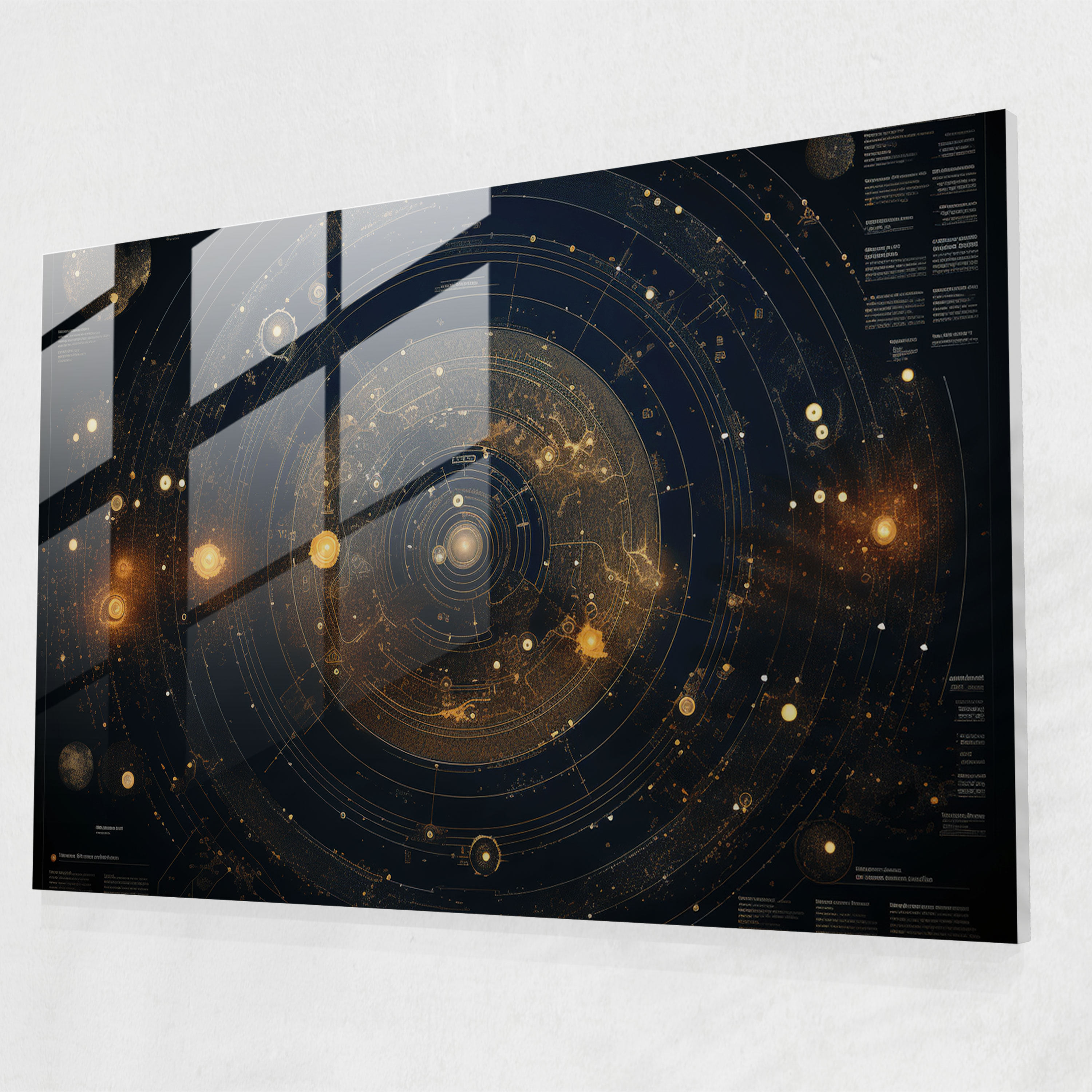 Planetary Exploration Glass Print - Earth, Home Decoration, Glass Print, Planetary Exploration