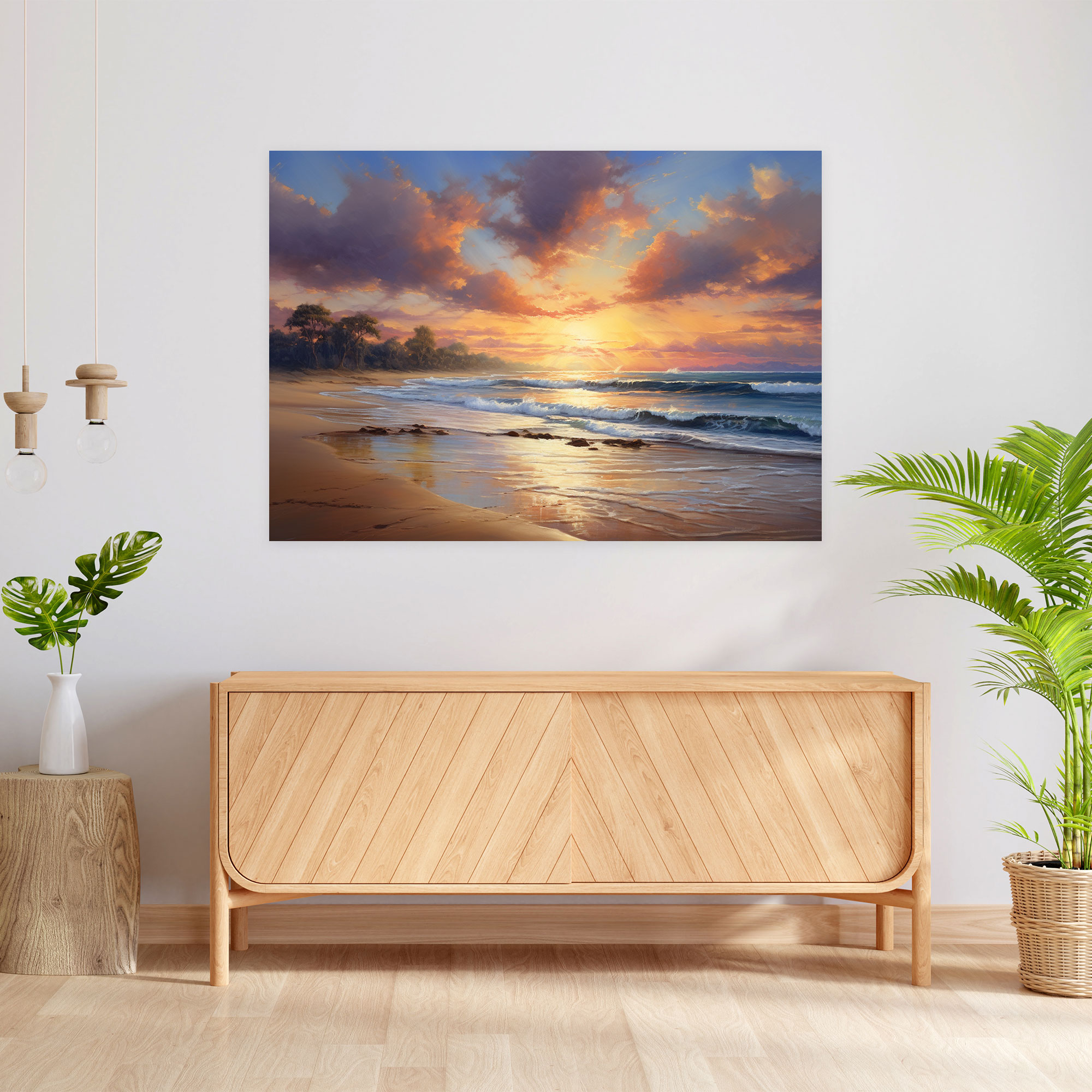 Earth Canvas Wall Art - Earth, Earth, Breathtaking Sunset, Canvas Wall Art