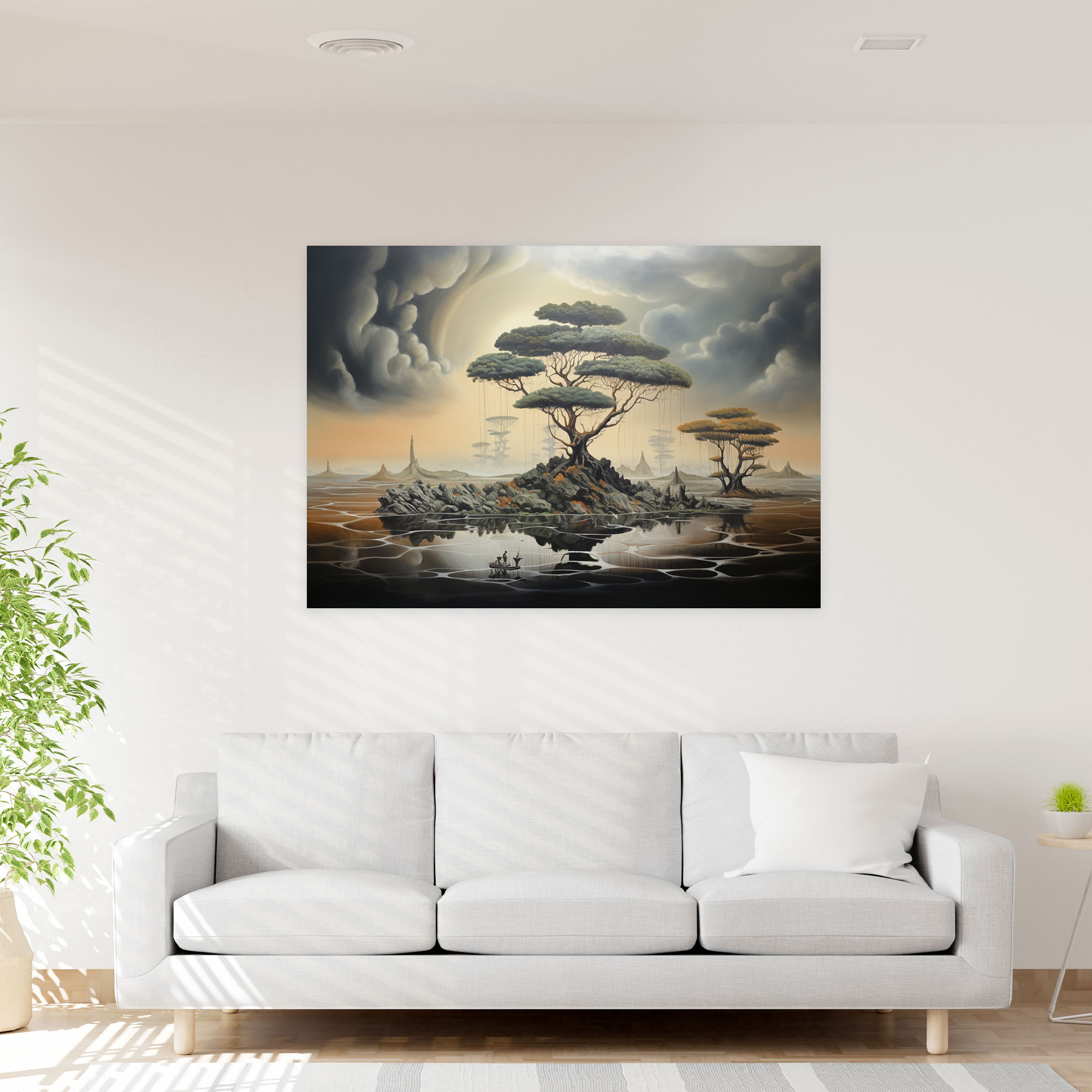Mystical Earth Wall Art - Earth, Canvas Print, Canvas, Home Decoration