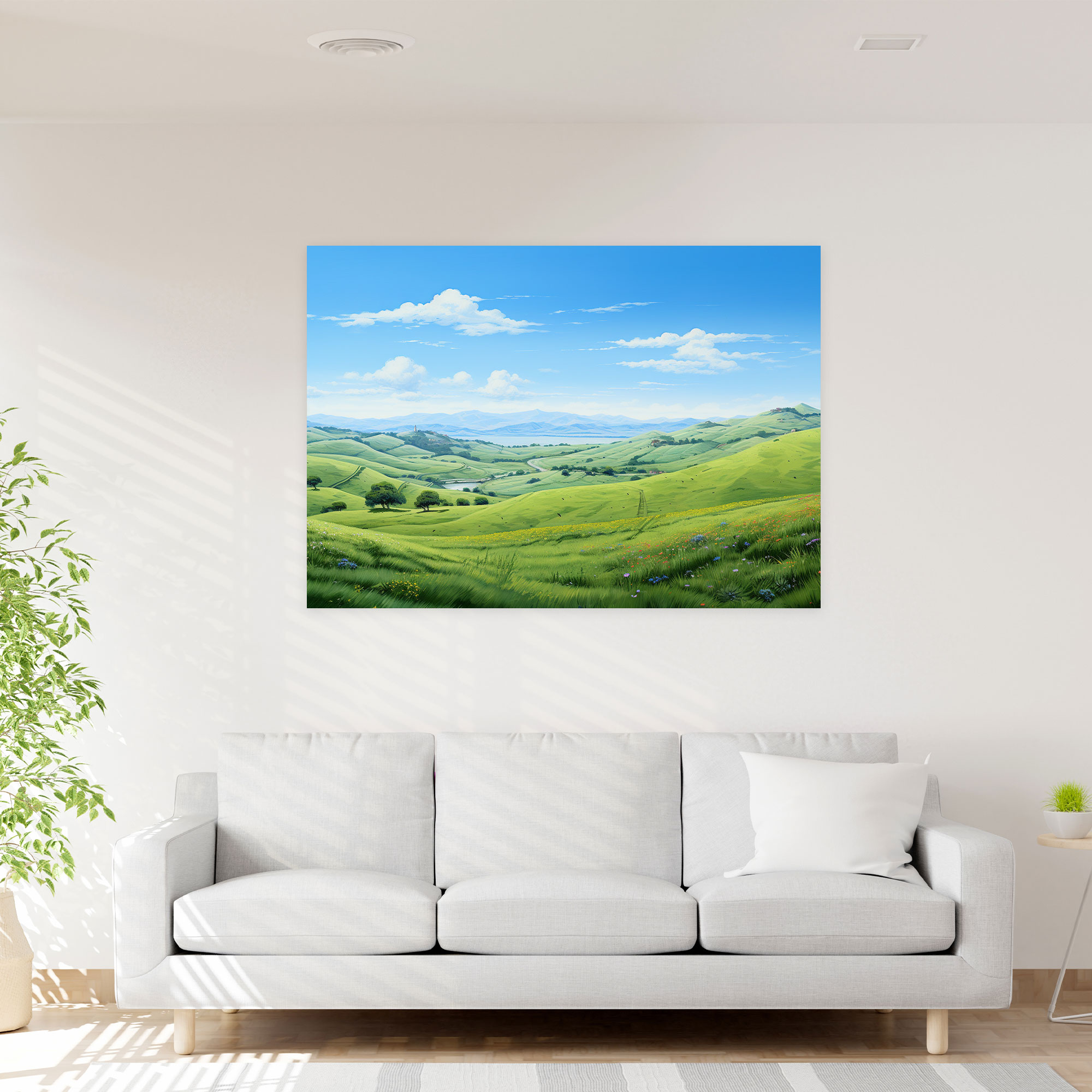 Serene Earth Wall Art - Earth, Wall Decoration, Earth Wall Art, Home Decoration