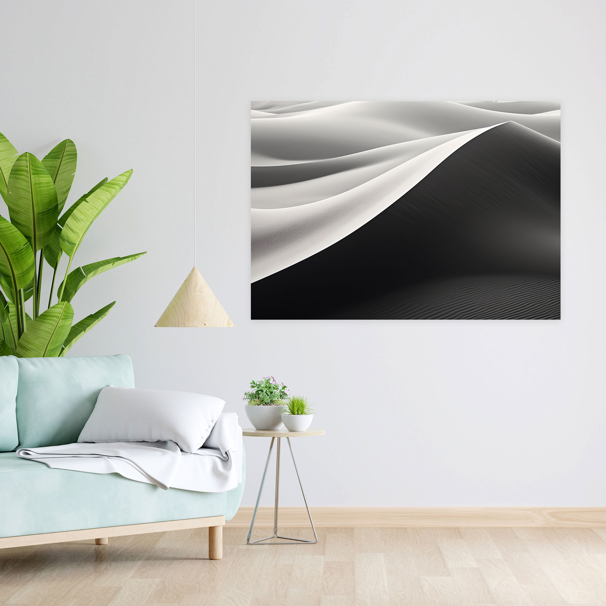 Desert Patterns Canvas Print - Earth, Wall Art, Minimalist Photography, Home Decoration