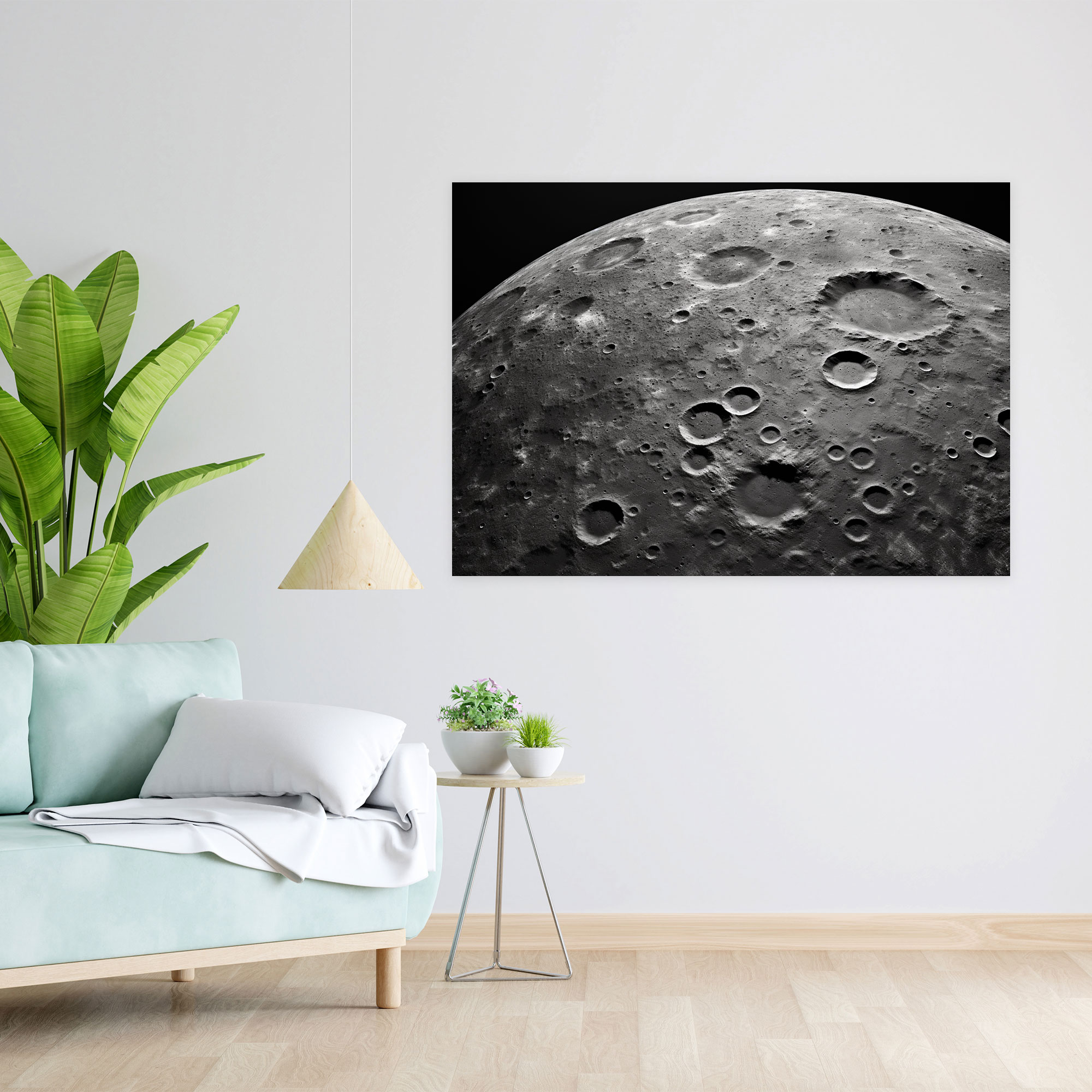 Lunar Textures Canvas Print - Earth, Wall Art, Canvas, Home Decoration