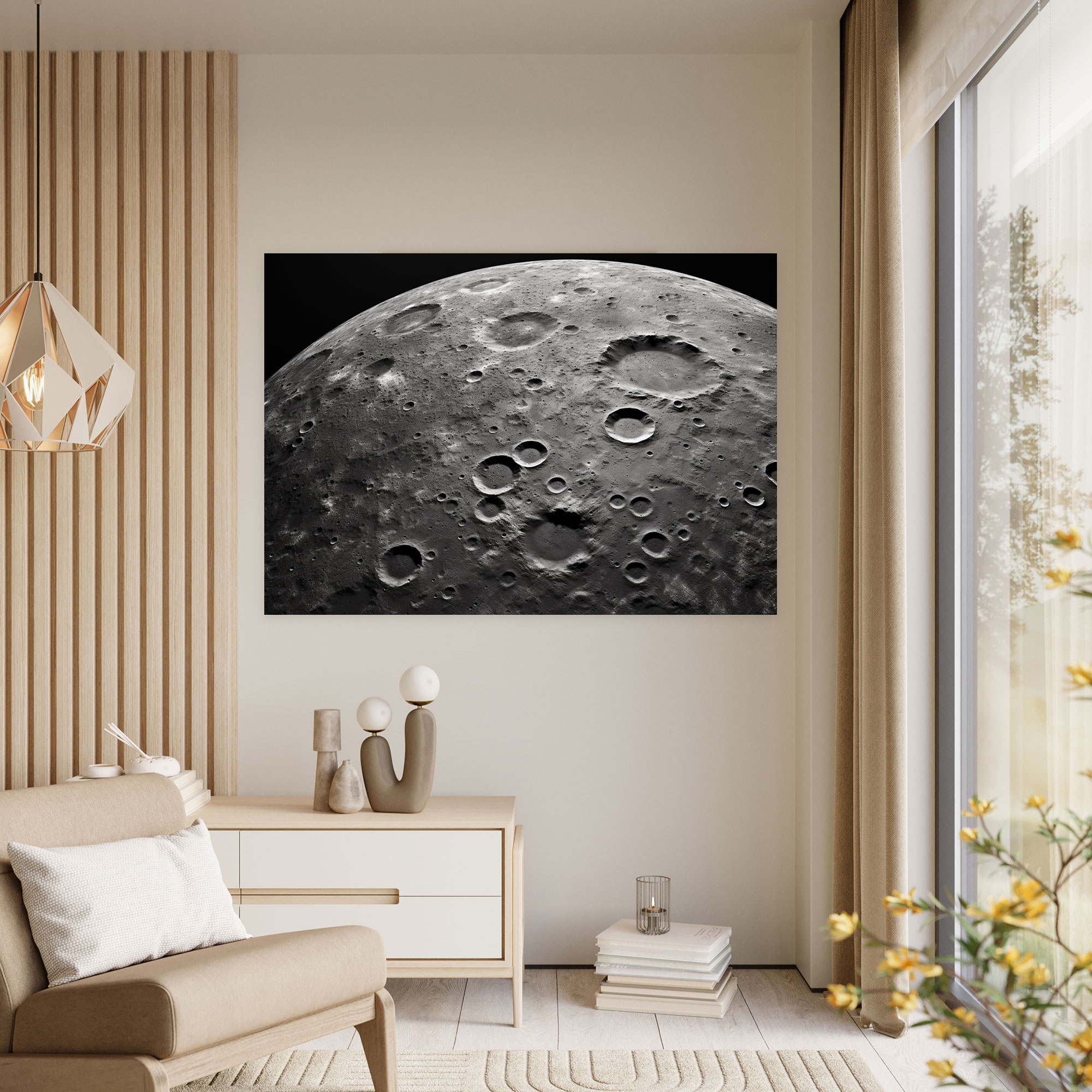 Lunar Textures Canvas Print - Earth, Wall Art, Canvas, Home Decoration