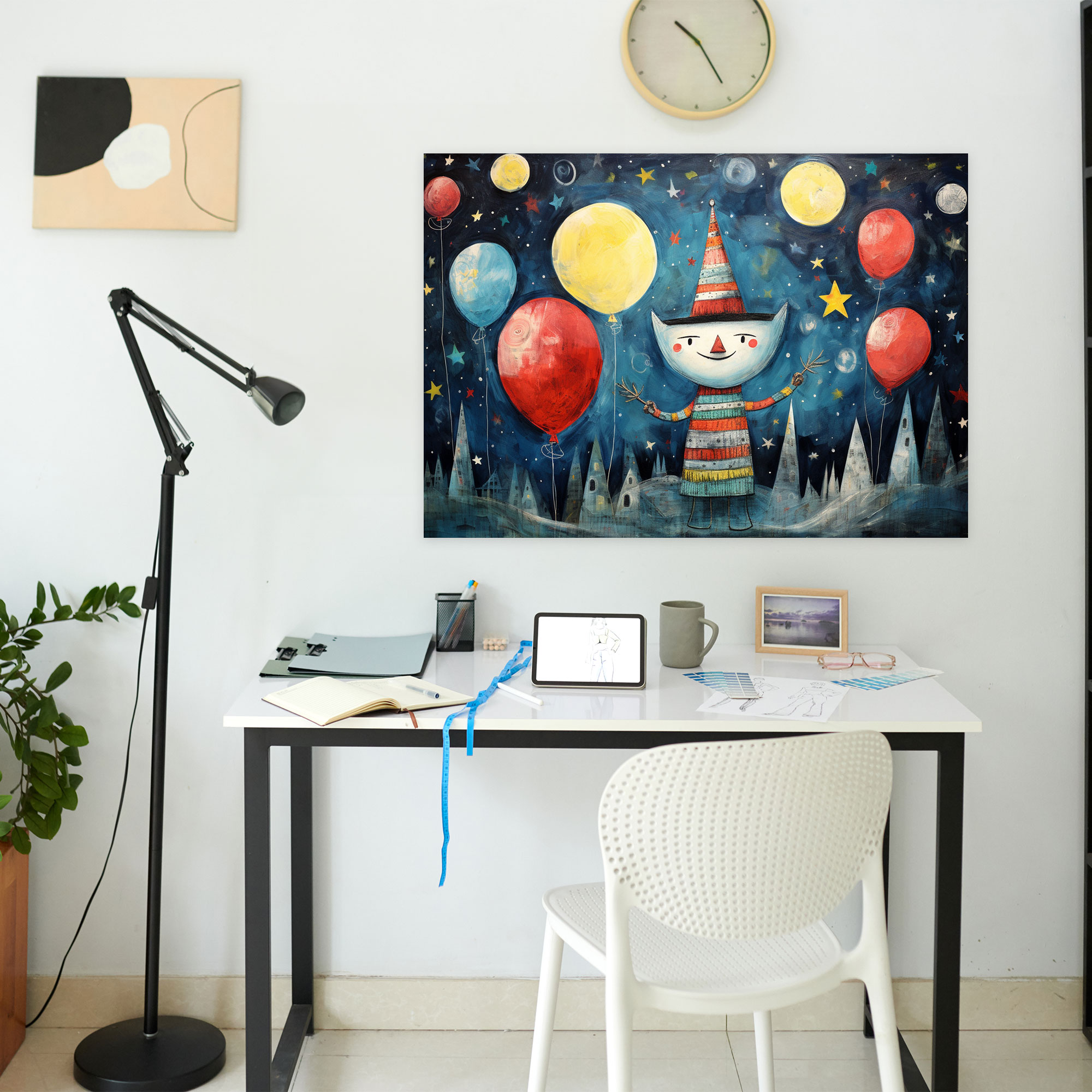 Celestial Celebration Canvas Print - Earth, Wall Decoration, Canvas Wall Art, Canvas Print