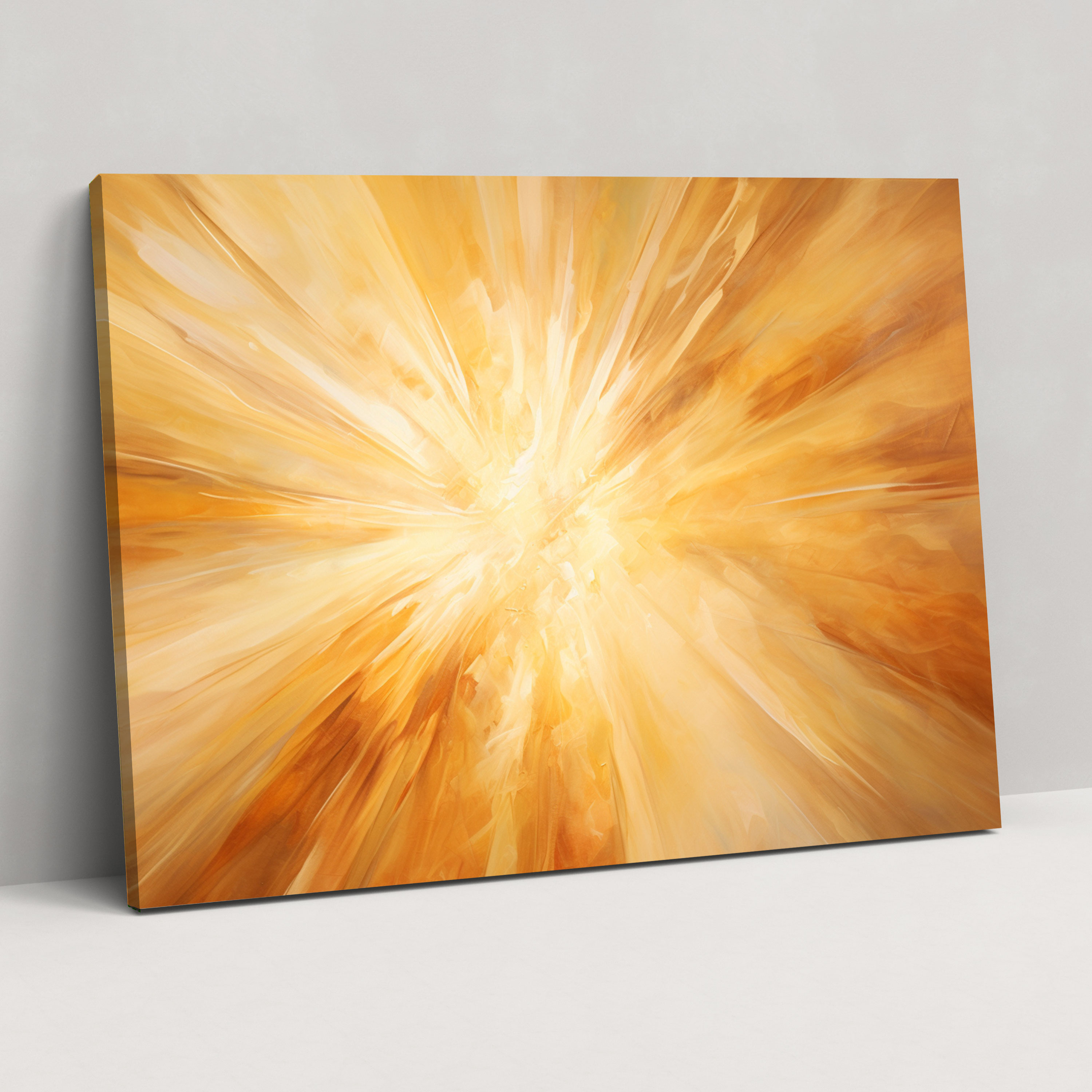 Energetic Sun Rays Canvas Print - Earth, Canvas Wall Art, Energetic Sun Rays, Canvas