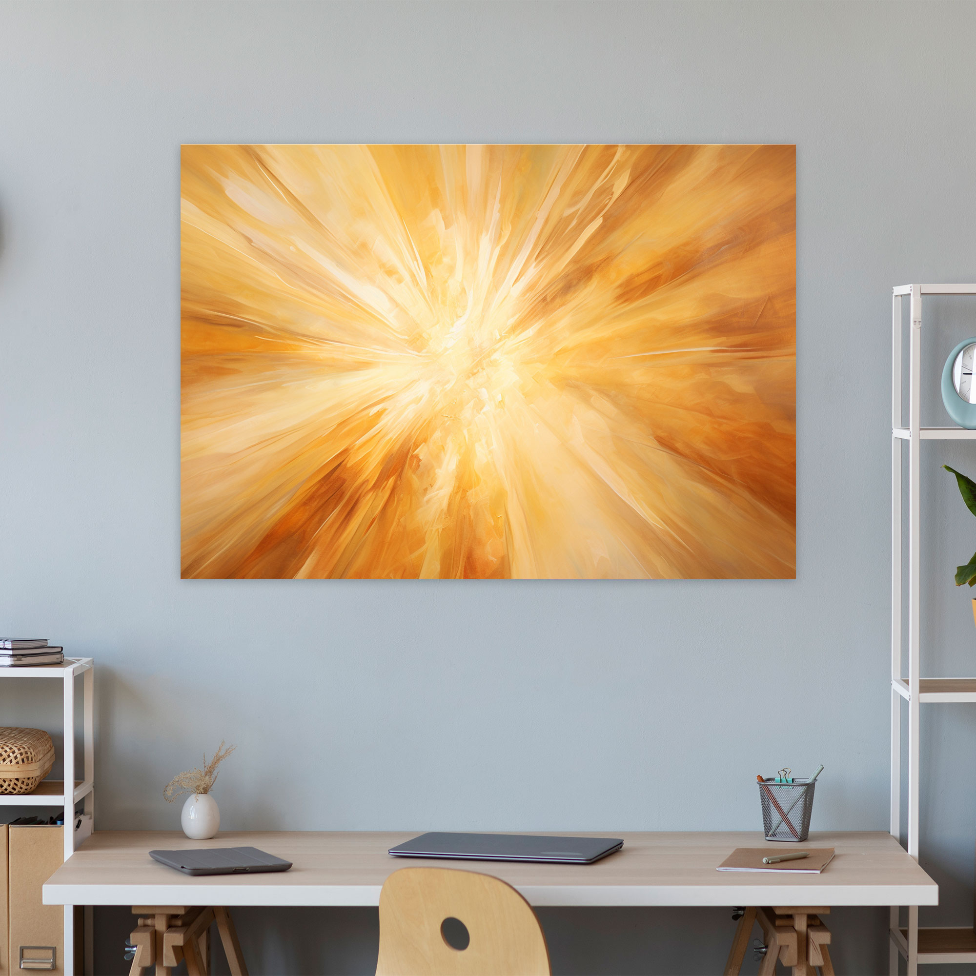 Energetic Sun Rays Canvas Print - Earth, Canvas Wall Art, Energetic Sun Rays, Canvas