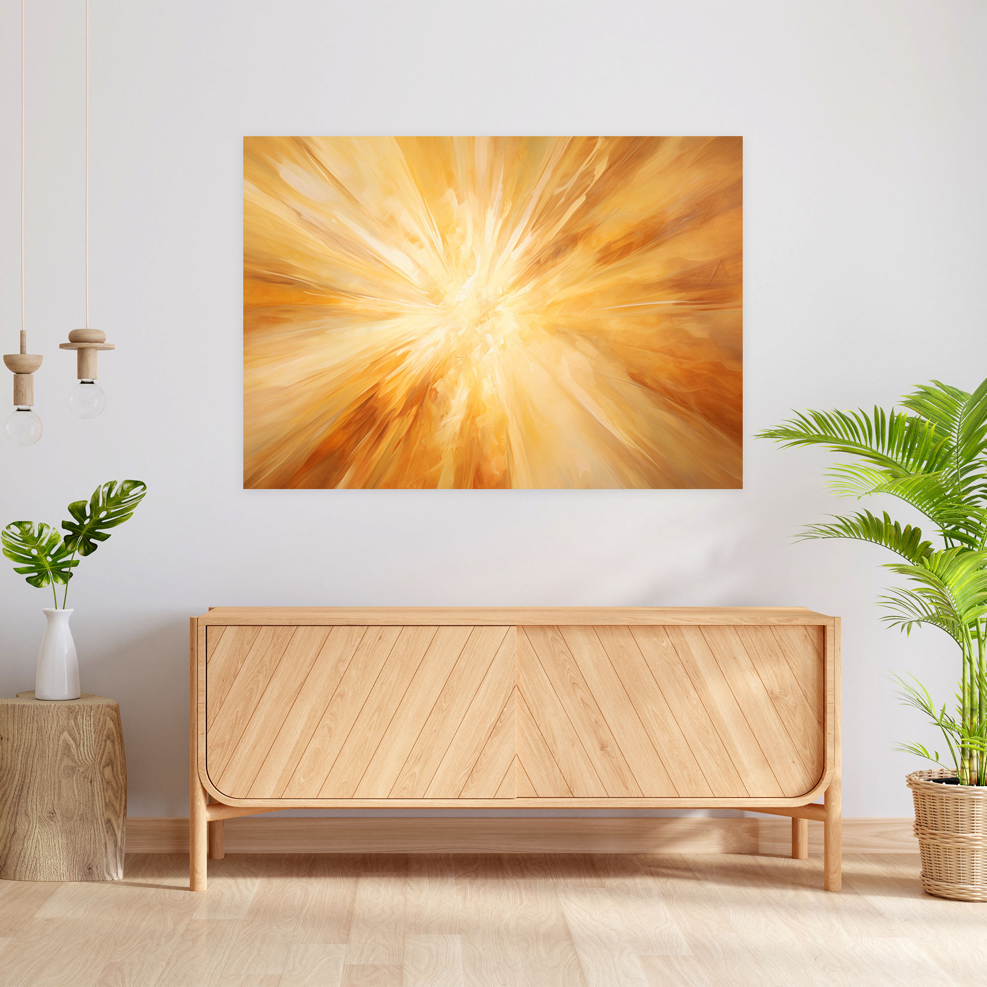 Energetic Sun Rays Canvas Print - Earth, Canvas Wall Art, Energetic Sun Rays, Canvas