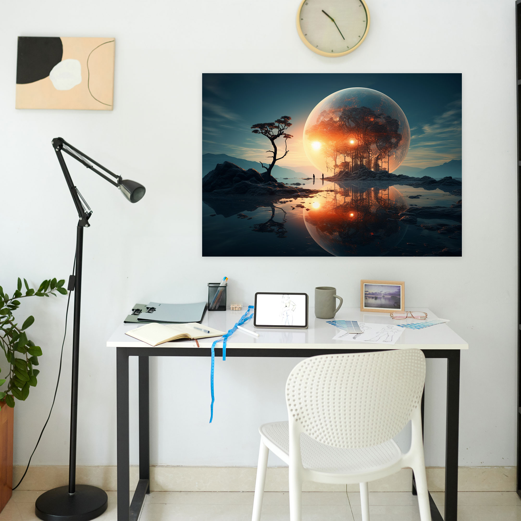 Dreamscape Sun Canvas Print - Earth, Wall Art, Dreamscape Sun, Floating Sun