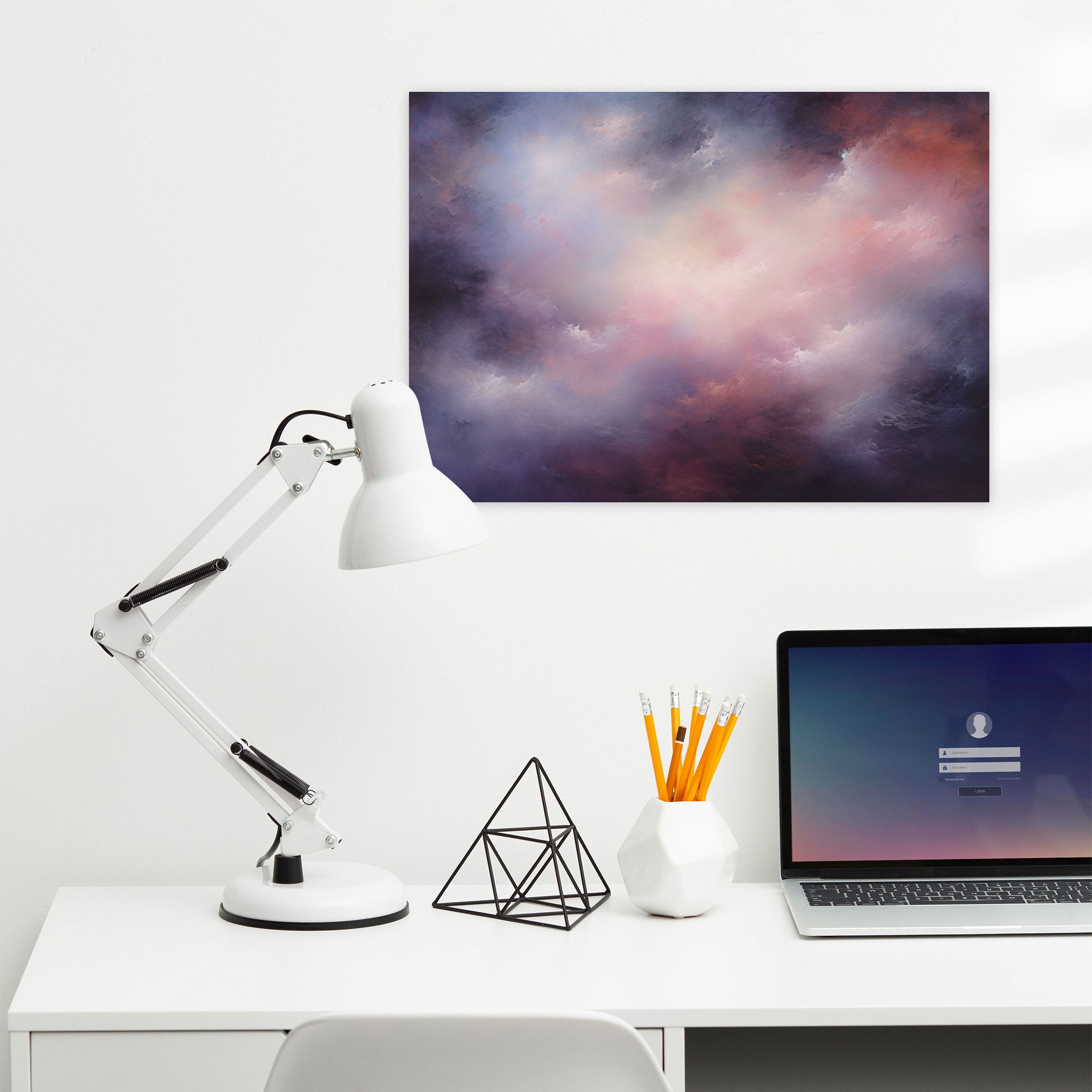 Dreamy Galaxy Impressionist Print - Earth, Home Decoration, Galaxy, Wall Art