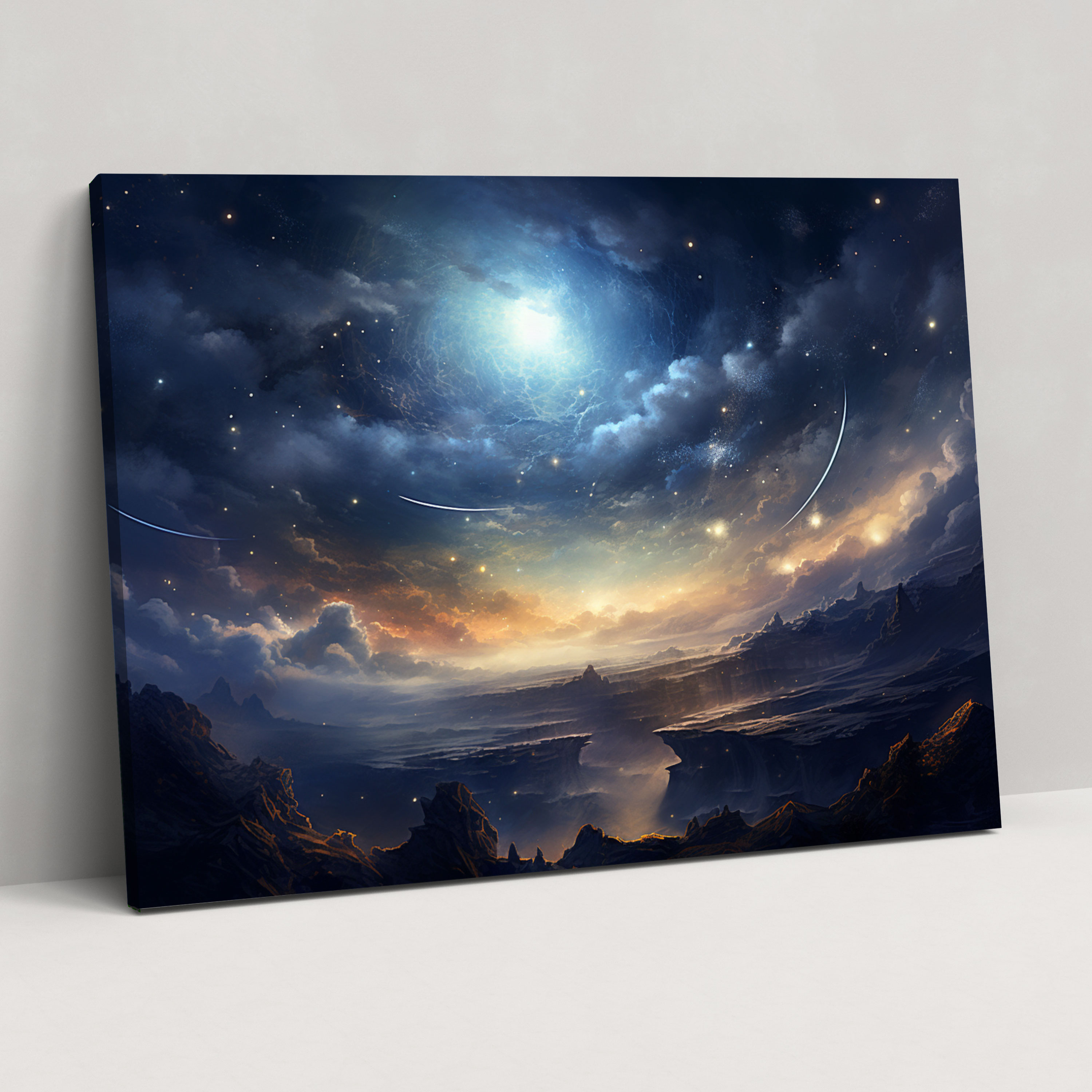 Galaxy Celestial Wall Art - Earth, Galaxy, Wall Decoration, Wall Art